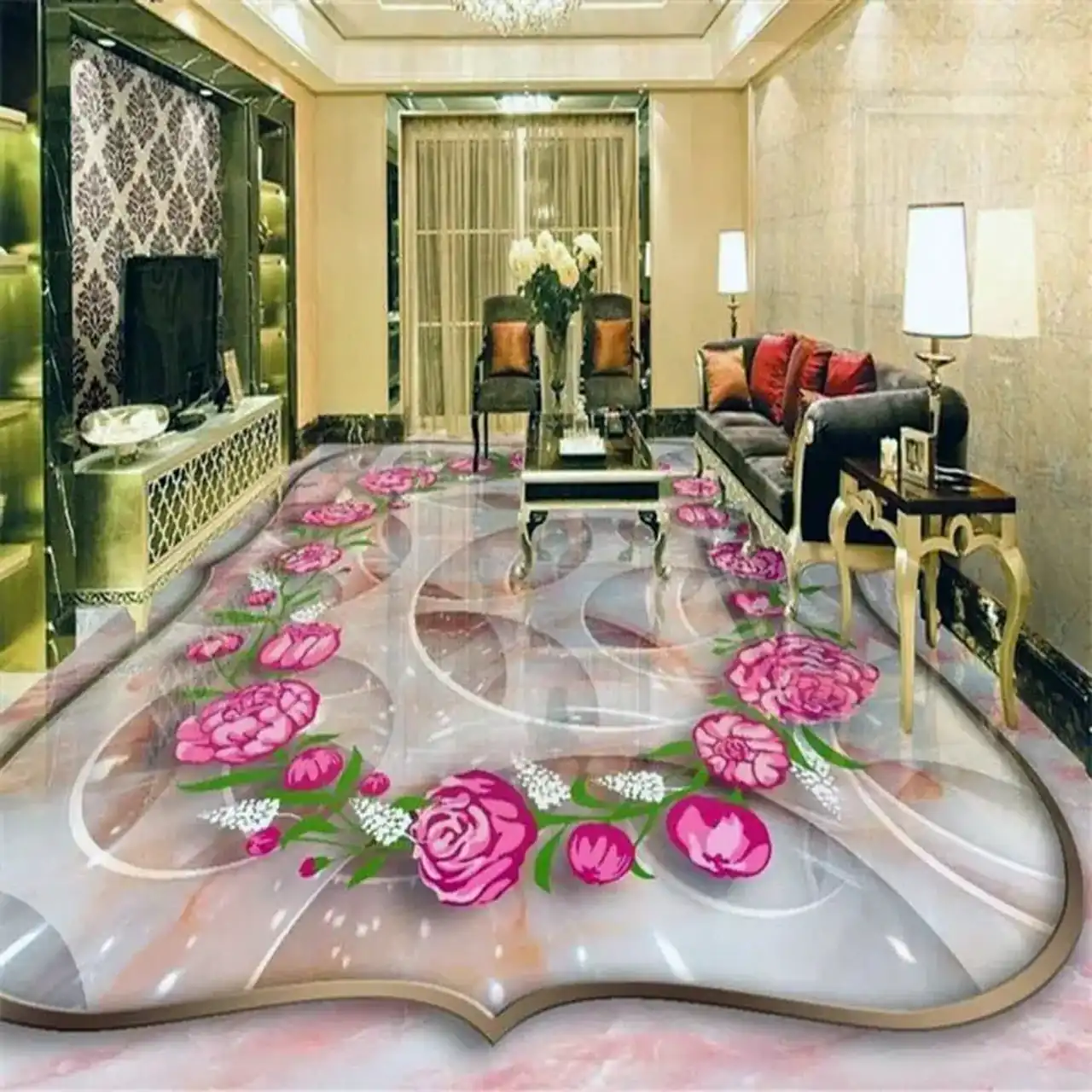مدل کفپوش اپوکسی با ایده های ساده و طرحدار شیک برای خانه و ویلا