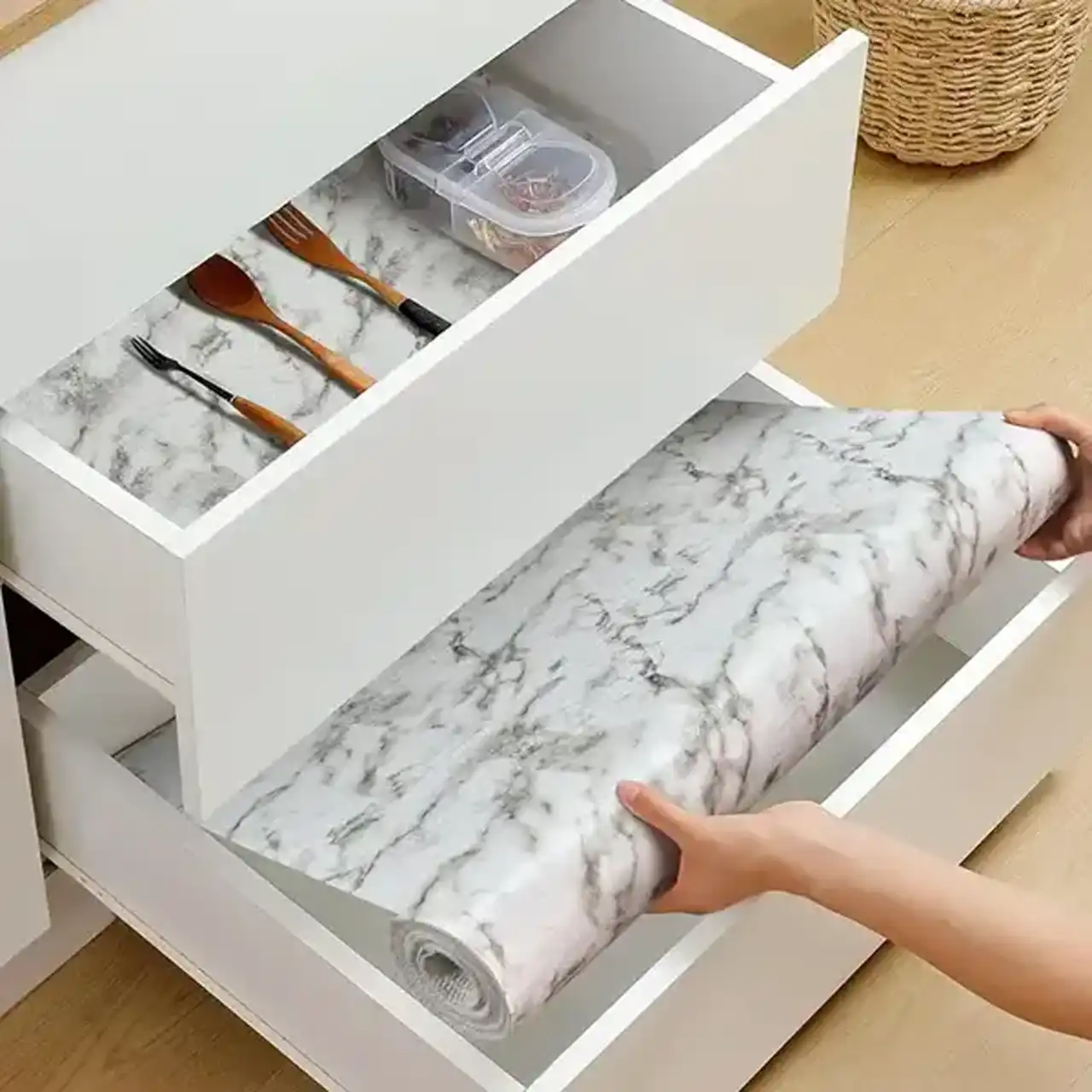 مدل کفپوش کابینت + زیبایی، محافظت و کارایی بیشتر با استفاده از کفپوش های جدید برای کابینت