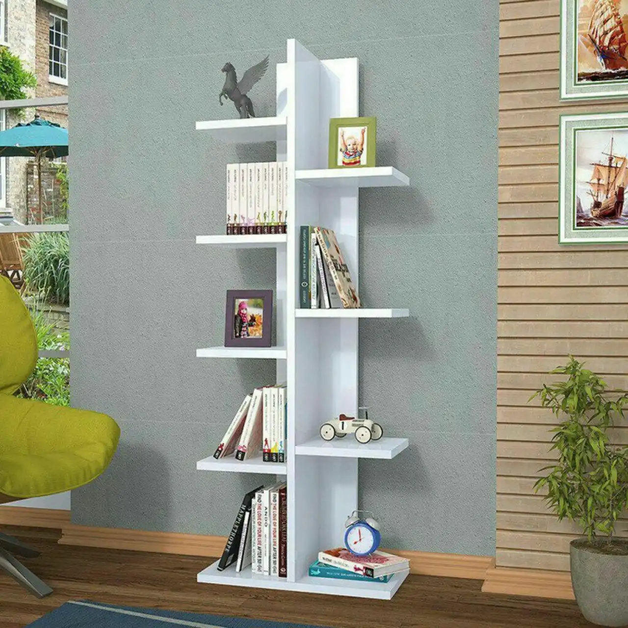مدل کتابخانه ایستاده ساده + طراحی مینیمال و بسیار کاربردی برای کتابخانه ایستاده شیک برای زیبا کردن محیط