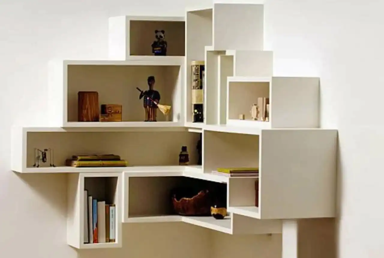 مدل کتابخانه اتاق خواب با طراحی های جادار و مدرن برای متراژ های بزرگ و کوچک