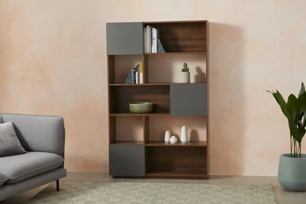 مدل کتابخانه برای اتاق خواب + ایده های خلاقانه و ساده برای طراحی مدل کتابخانه چوبی استاده و دیواری