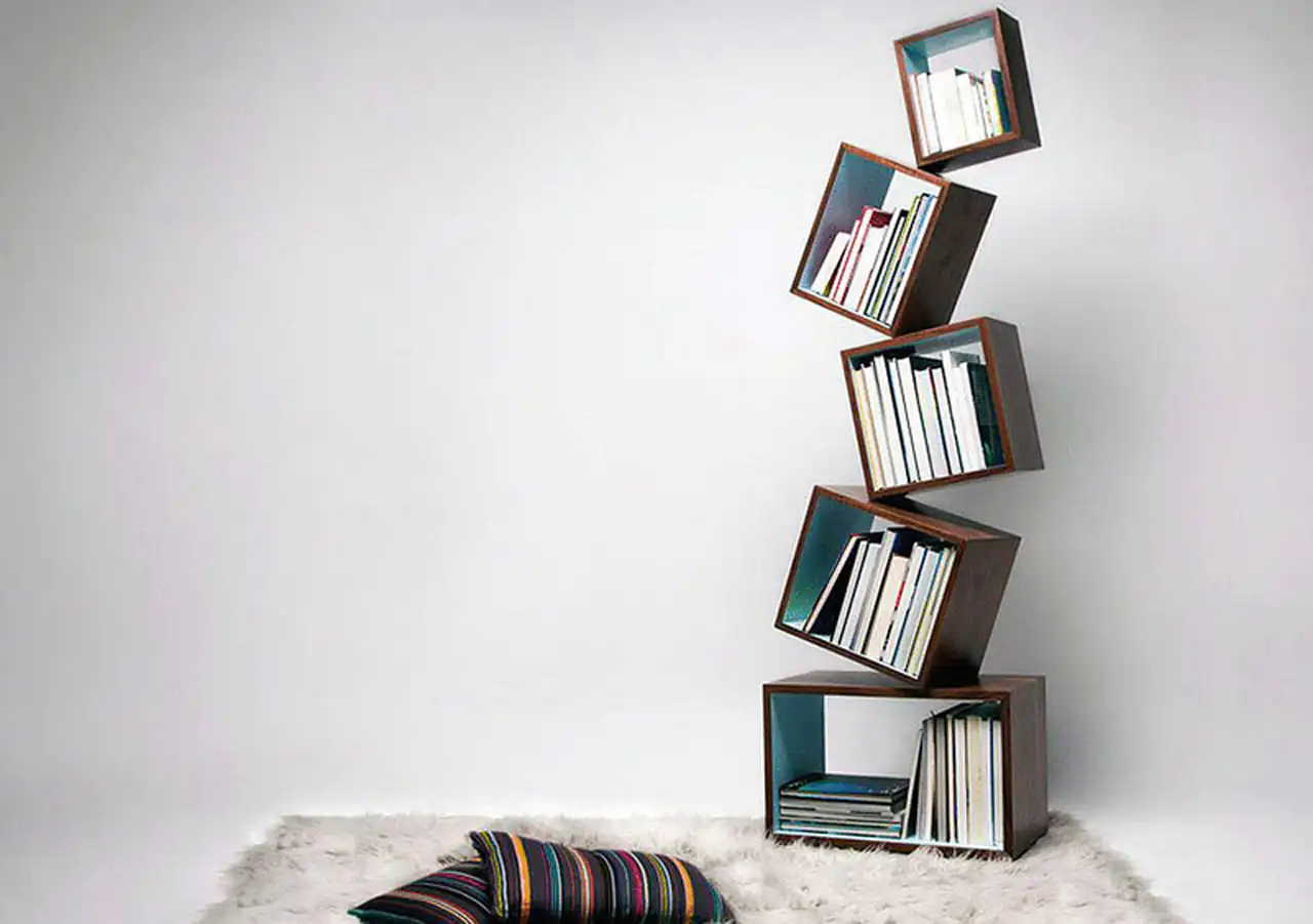 مدل کتابخانه اتاق خواب با طراحی های جادار و مدرن برای متراژ های بزرگ و کوچک