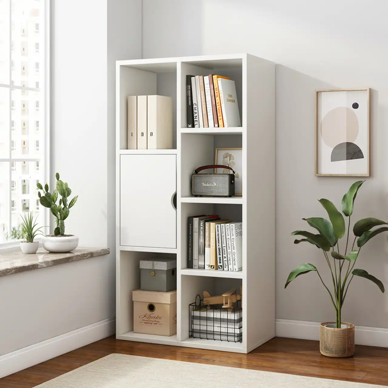 مدل کتابخانه برای اتاق خواب + ایده های خلاقانه و ساده برای طراحی مدل کتابخانه چوبی استاده و دیواری