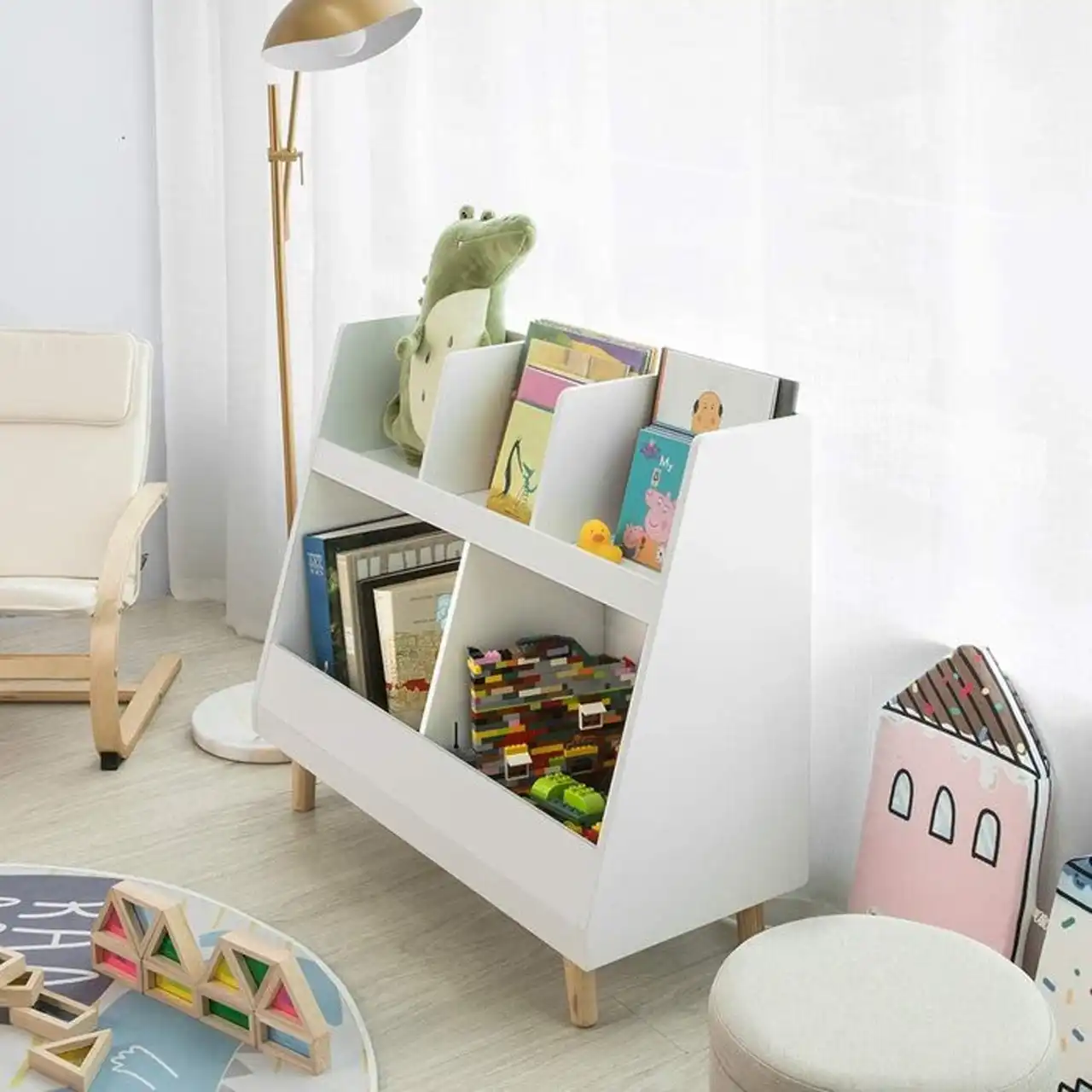 مدل کتابخانه اتاق بچه + ایده های خاص و شیک برای طراحی و خرید کتابخانه اتاق کودک
