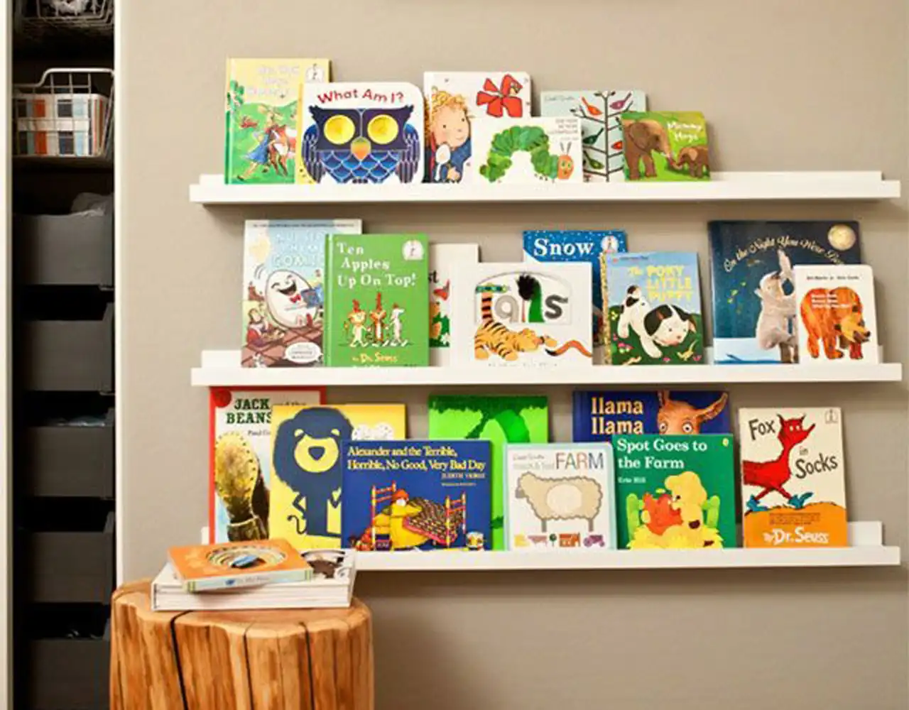 مدل کتابخانه اتاق بچه + ایده های خاص و شیک برای طراحی و خرید کتابخانه اتاق کودک