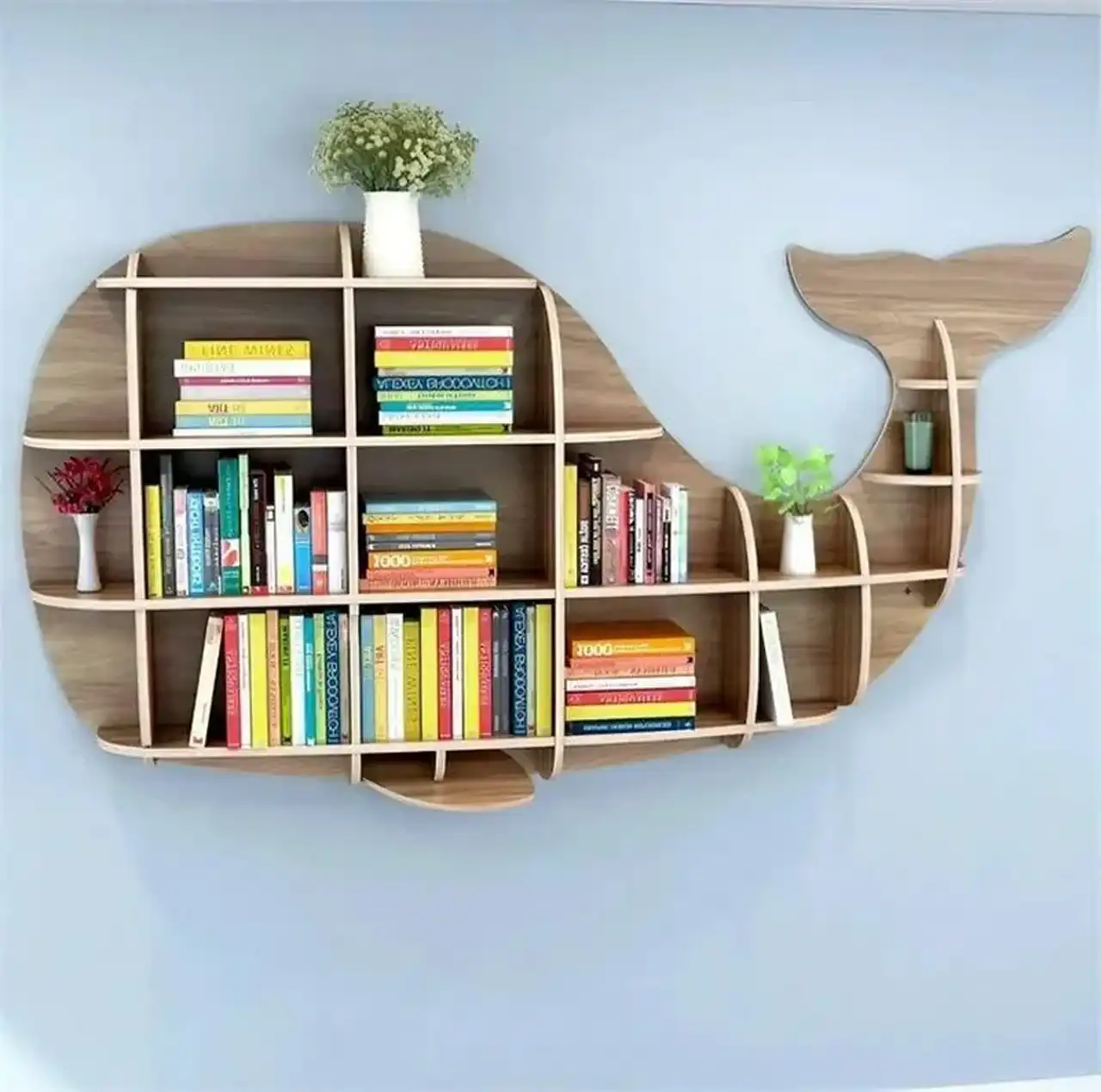 مدل کتابخانه اتاق بچه + ایده های خاص و شیک برای طراحی و خرید کتابخانه اتاق کودک
