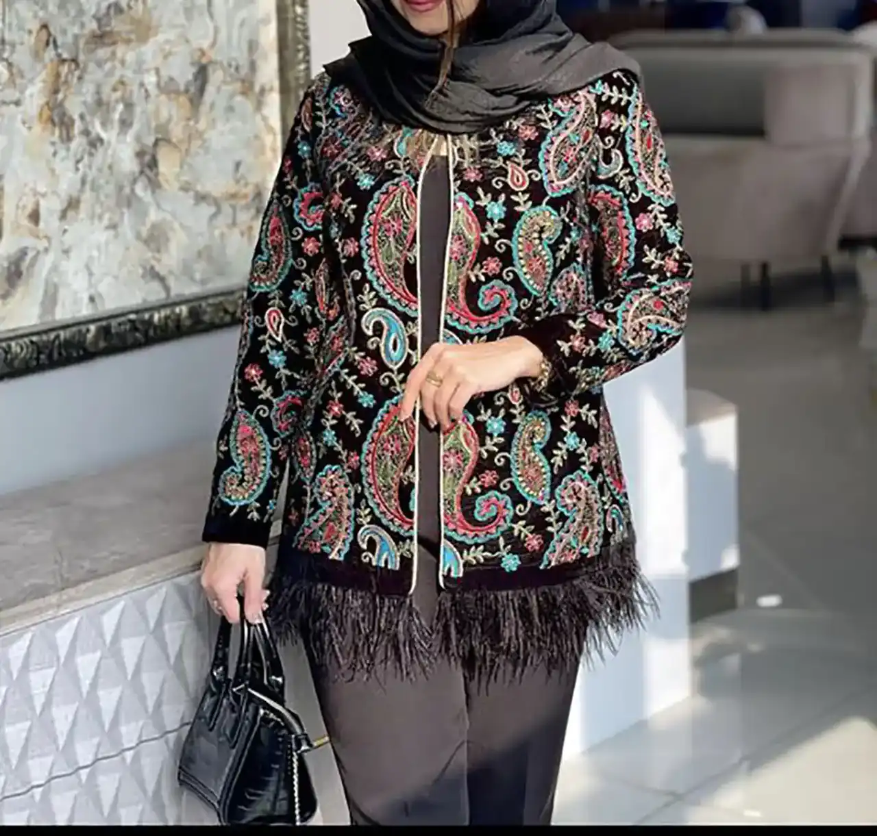مدل مانتو ایرانی + شیک ترین و باکلاس ترین مدل های مانتو ایرانی سنتی با پارچه های خاص