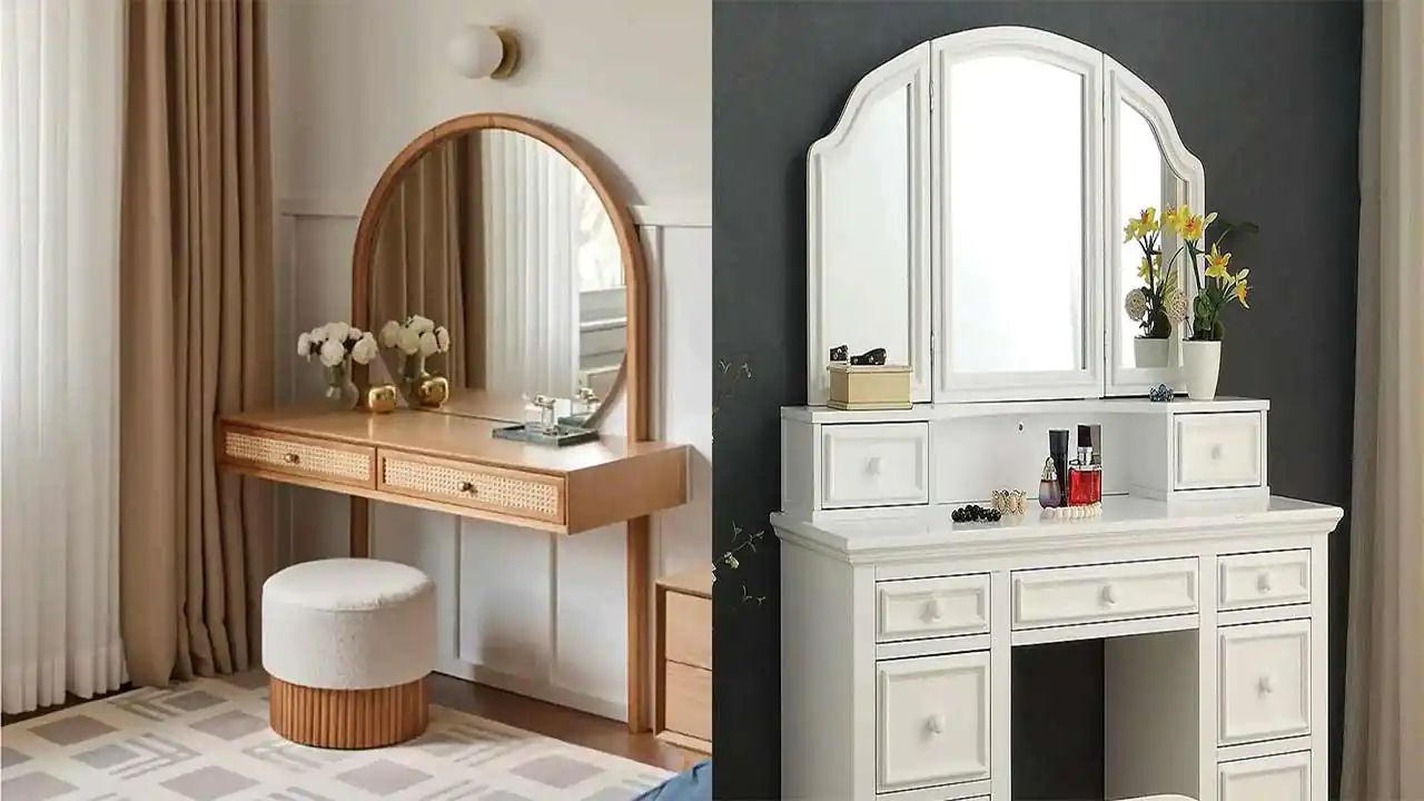 مدل میز ارایش زیبا و لوکس با طراحی های جادار و خفن برای داشتن بهترین دیزاین ها