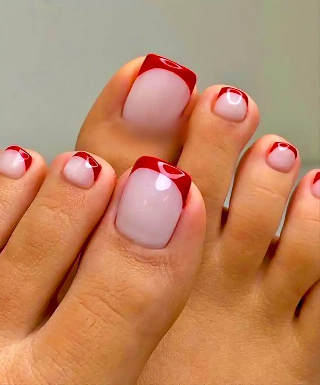 مدل ناخن فرنچ پا + مدل های زیبا و بسیار خاص برای طراحی و فرنچ ناخن پا
