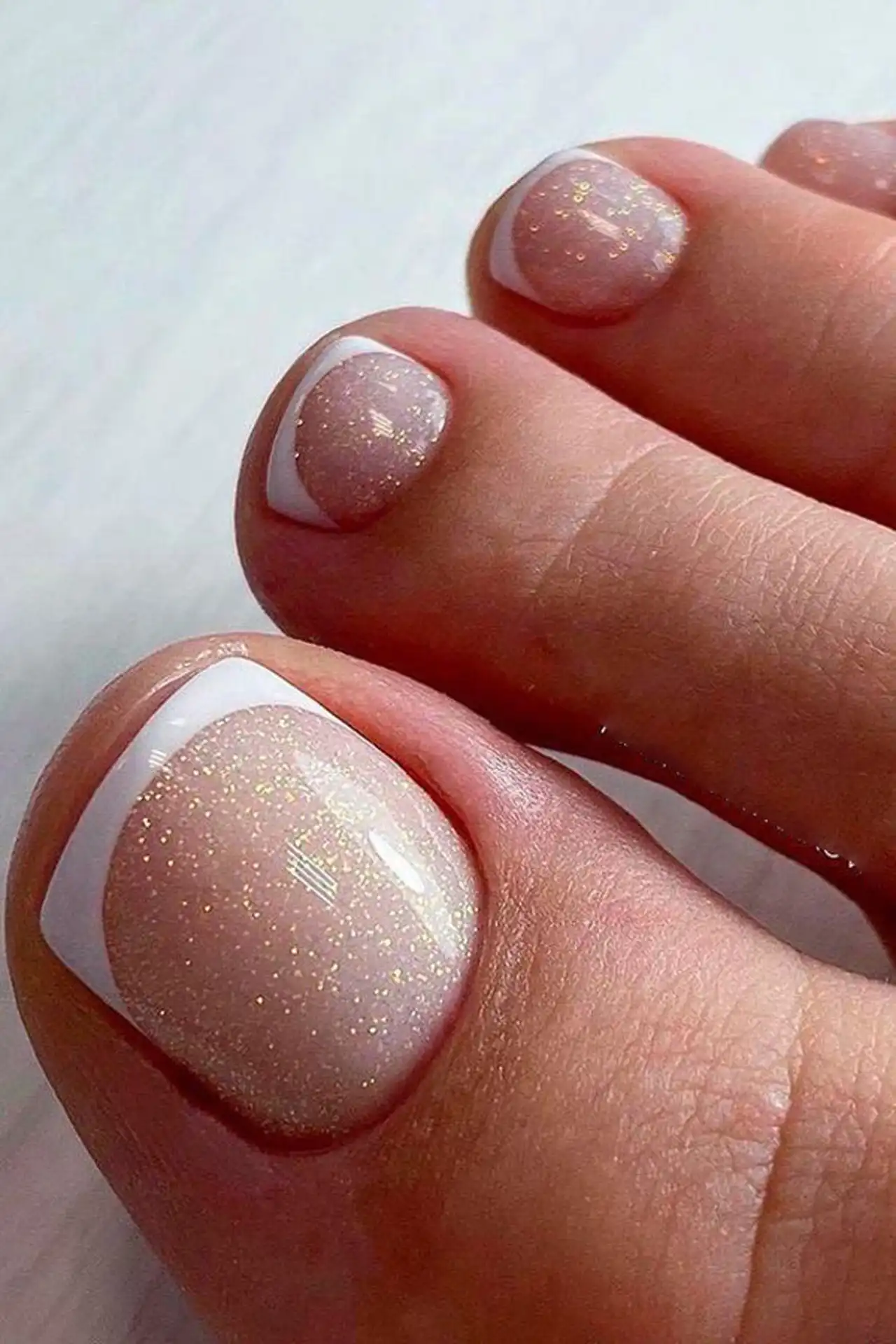 مدل ناخن فرنچ پا + مدل های زیبا و بسیار خاص برای طراحی و فرنچ ناخن پا