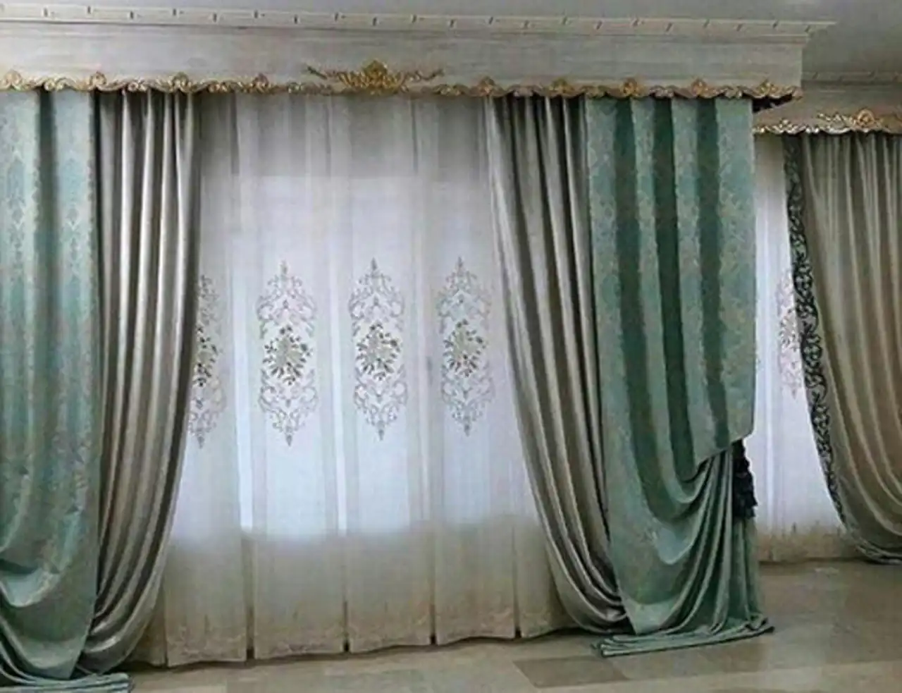 مدل پرده لاکچری توری و حریر برای پذیرایی و اتاق خواب با مدل های متنوع و امروزی