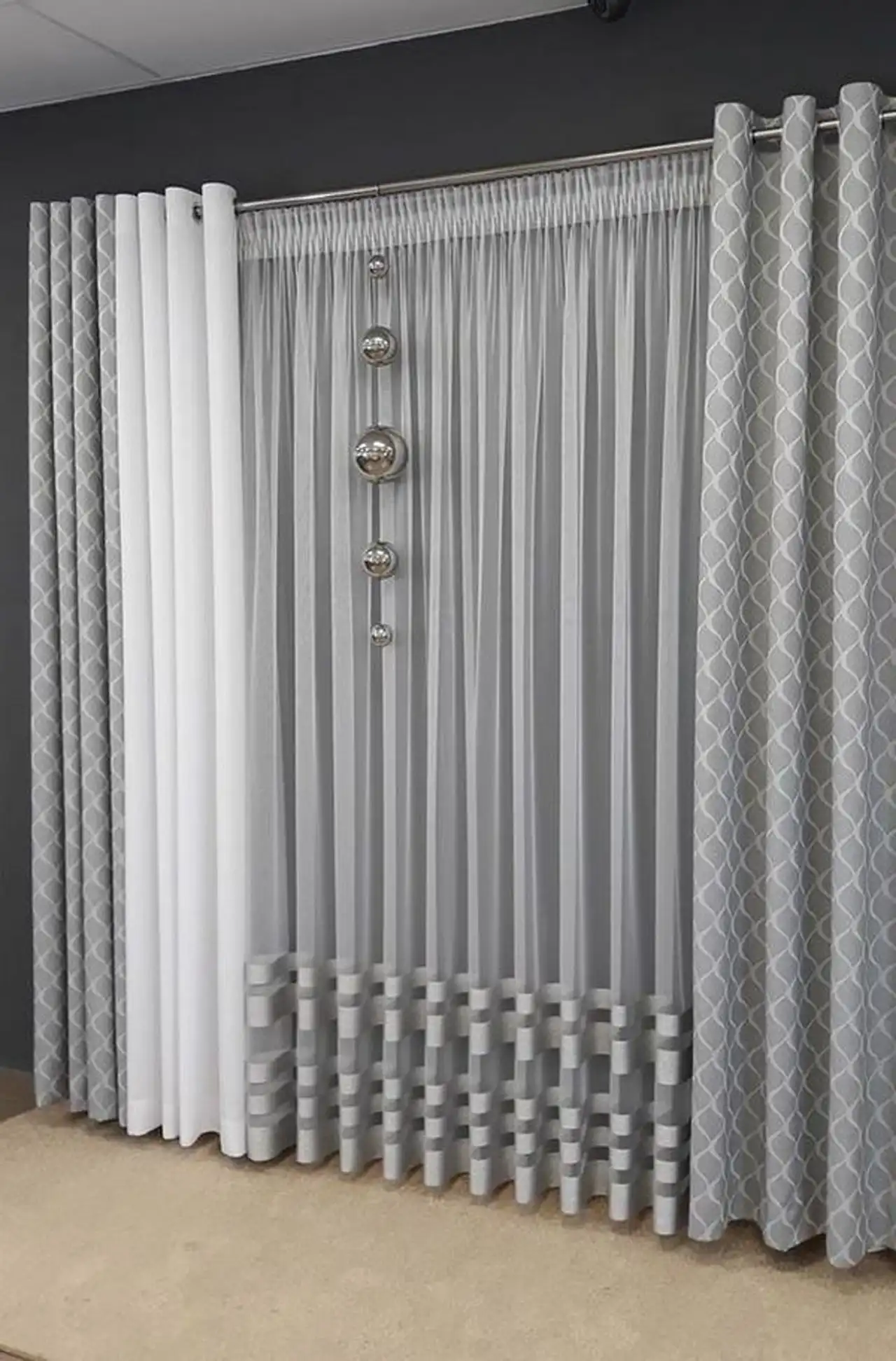 مدل پرده مینیمال + زیبایی و سادگی با انتخاب پرده مینیمال برای سالن پذیرایی و اتاق خواب