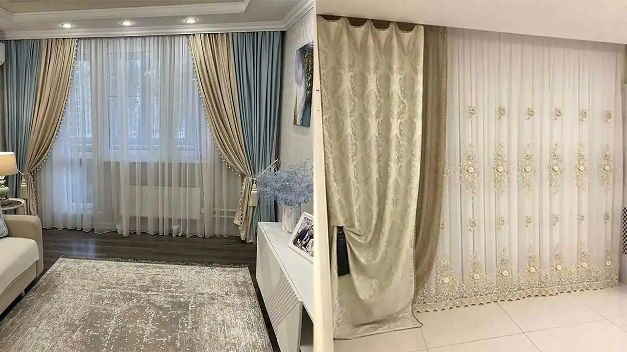 مدل پرده شیک برای اتاق خواب و پذیرایی با طرح های ساده و لاکچری 2025