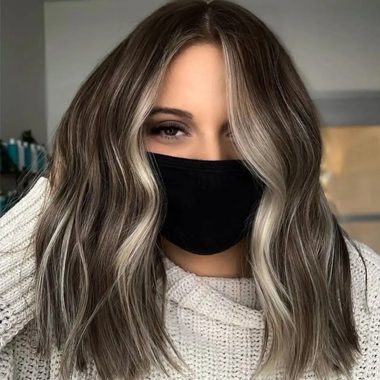 مدل رنگ مو فیس فریم + تکنیک جدید و به روز رنگ مو فیس فریم برای استایل های خفن