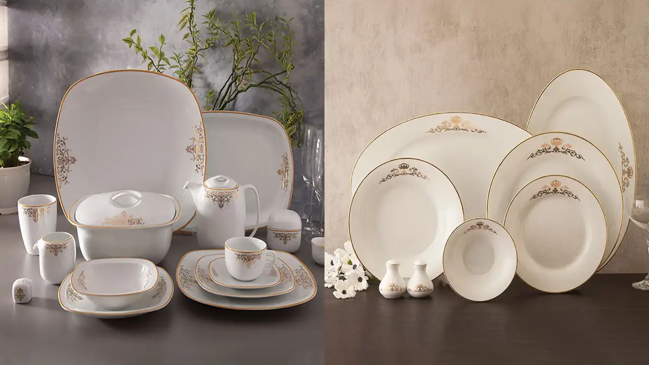 مدل های سرویس غذاخوری چینی زرین + طراحی خاص و شیک سرویس چینی زرین مناسب برای خرید جهیزیه