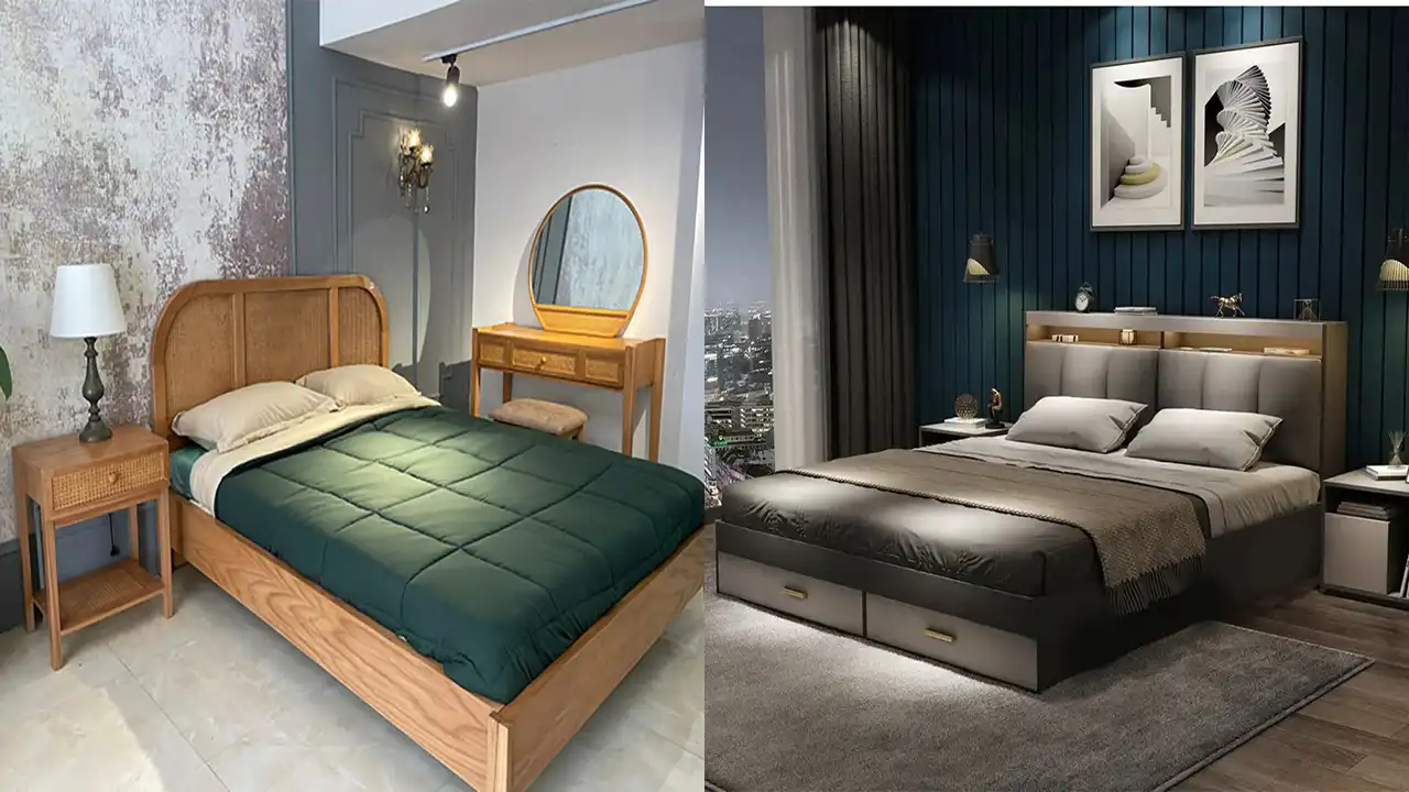 مدل سرویس خواب ام دی اف ساده + زیباترین و قشنگ ترین مدل های سرویس خواب به سبک مدرن و کلاسیک
