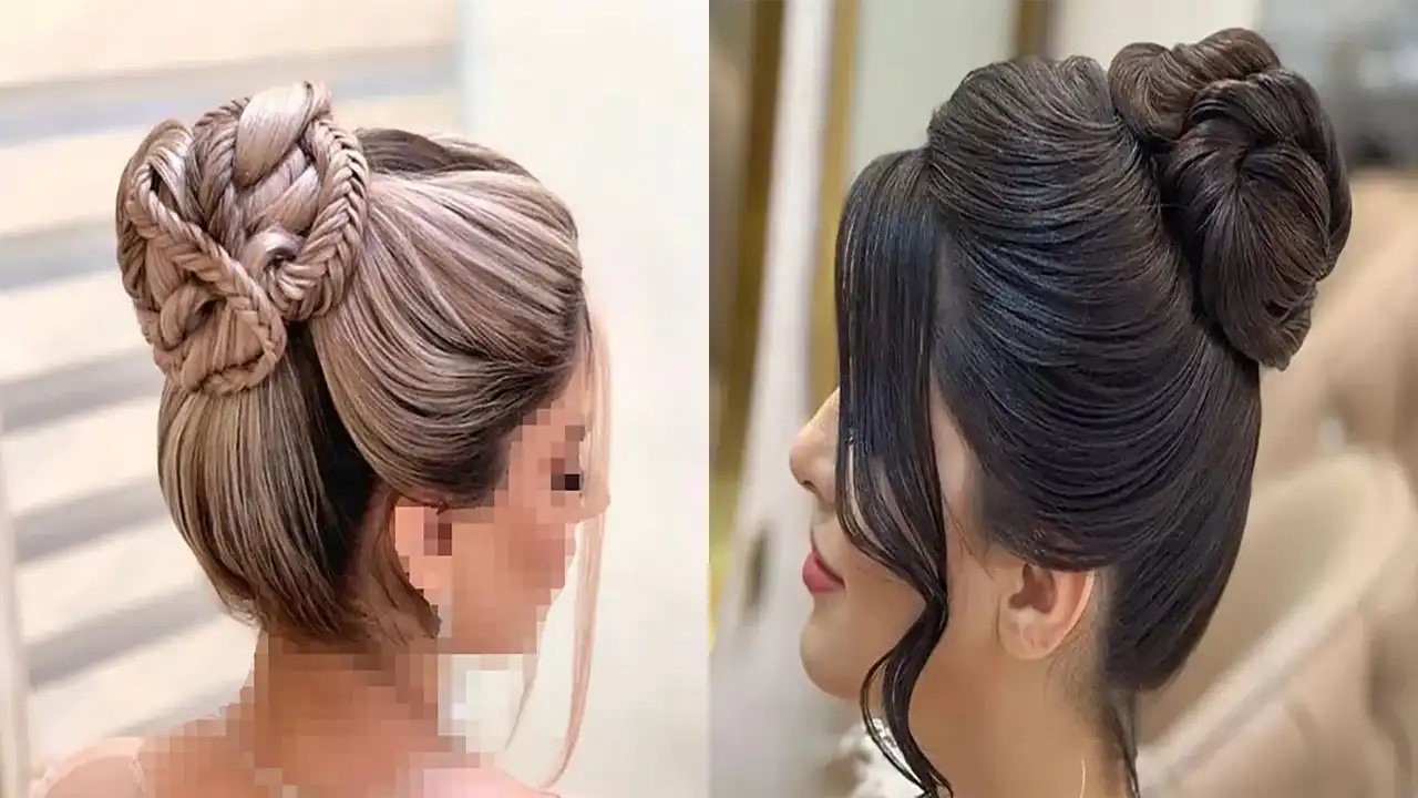مدل شینیون اروپایی بالا + شیک ترین و جدیدترین تکنیک ها برای شینیون اروپایی بالا و جمع