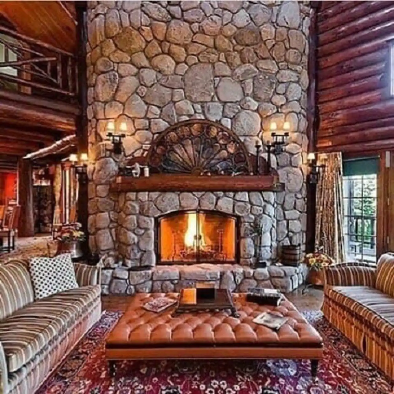 مدل شومینه هیزمی برای ویلا با طراحی های مدرن و کلاسیک + زیبایی در عین سادگی