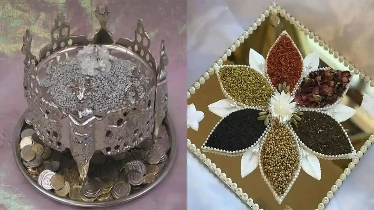 مدل سینی اسپند عروس قشنگ با دیزاین های شیک از اسپند و جااسپندی جدید