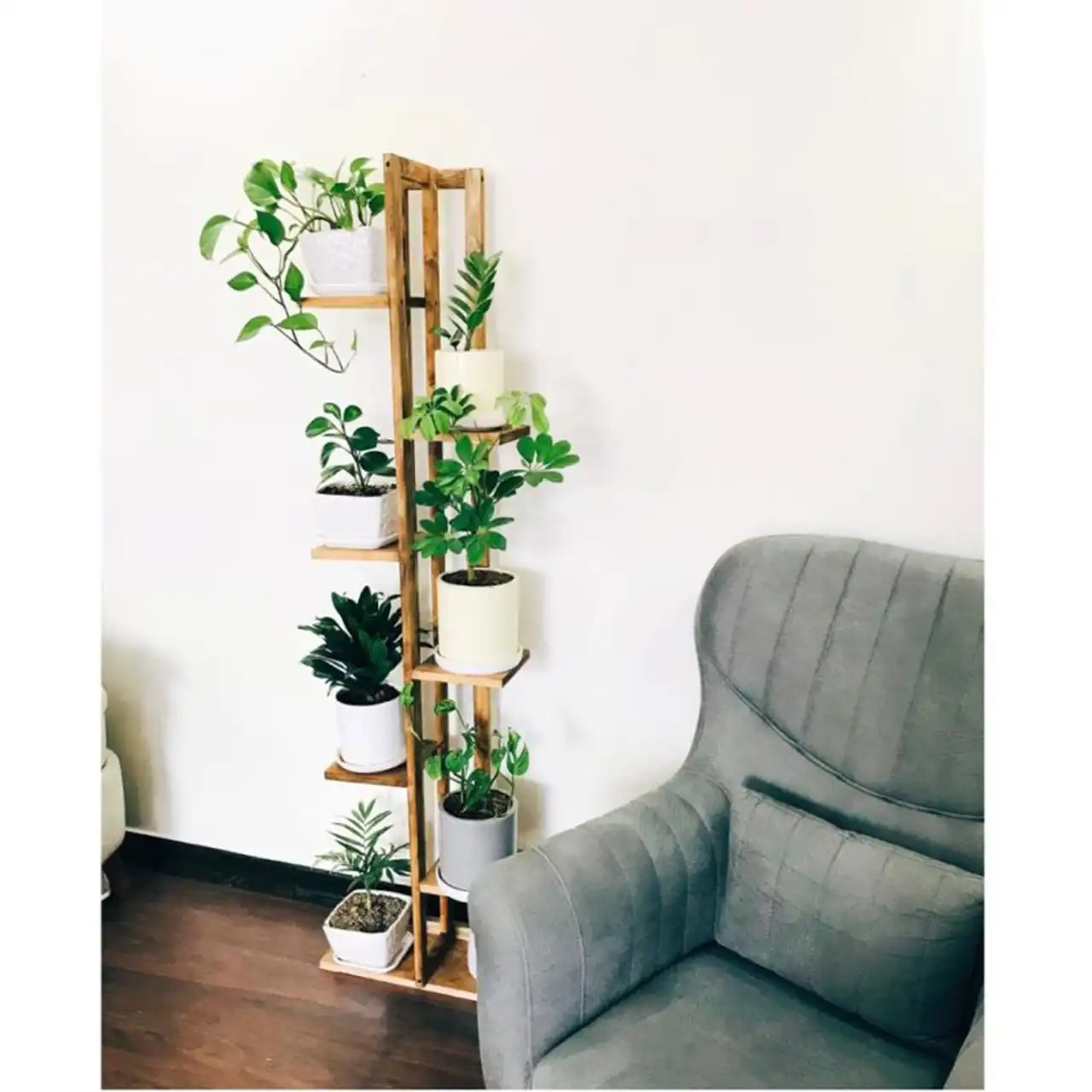 مدل استند گلدان جدید + زیباتری کردن فضای خانه با استفاده از استند گلدان چوبی و فلزی