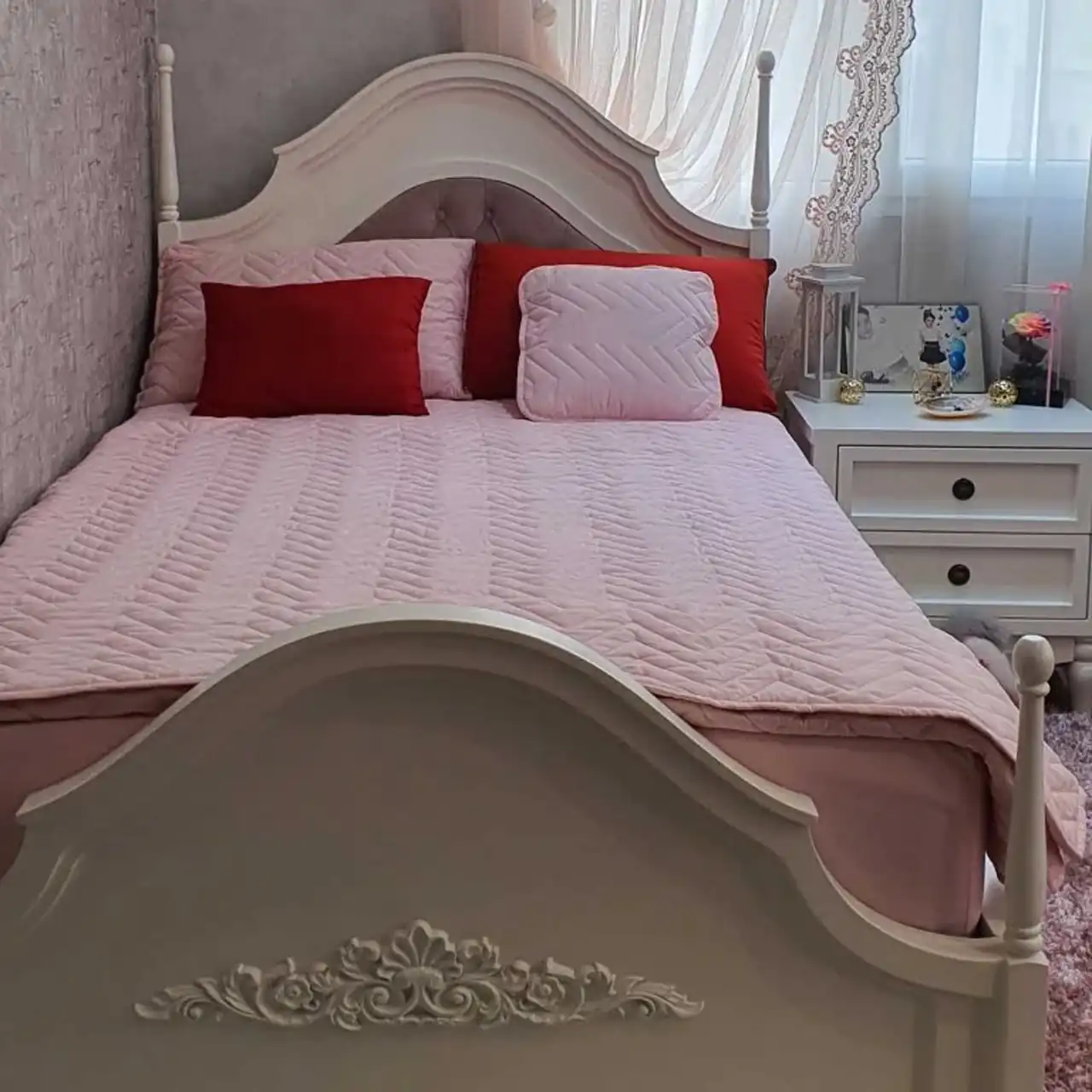 مدل تخت خواب دخترانه جدید ساده و خفن با طرح های پرنسسی که جایی ندیده اید