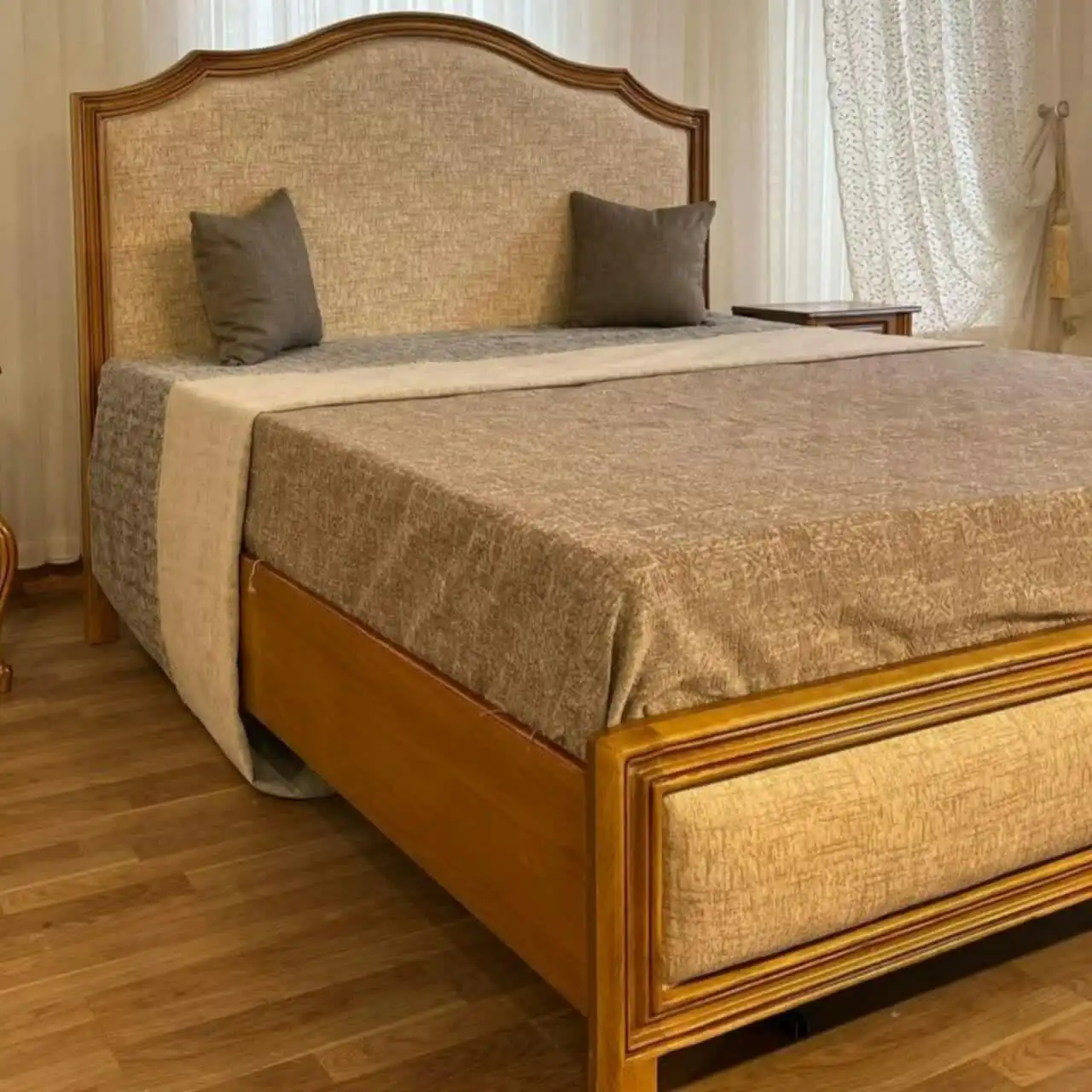 مدل تخت خواب دو نفره جدید + جدیدترین و خاص ترین مدل های تخت خواب دو نفره با چوب ام دی اف و گردو