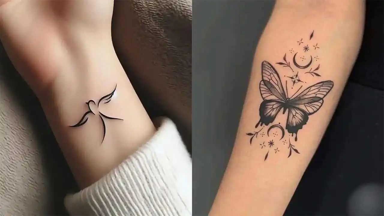 مدل تاتو دخترانه شیک با طراحی های پینترستی و جذاب که همه عاشقش میشن