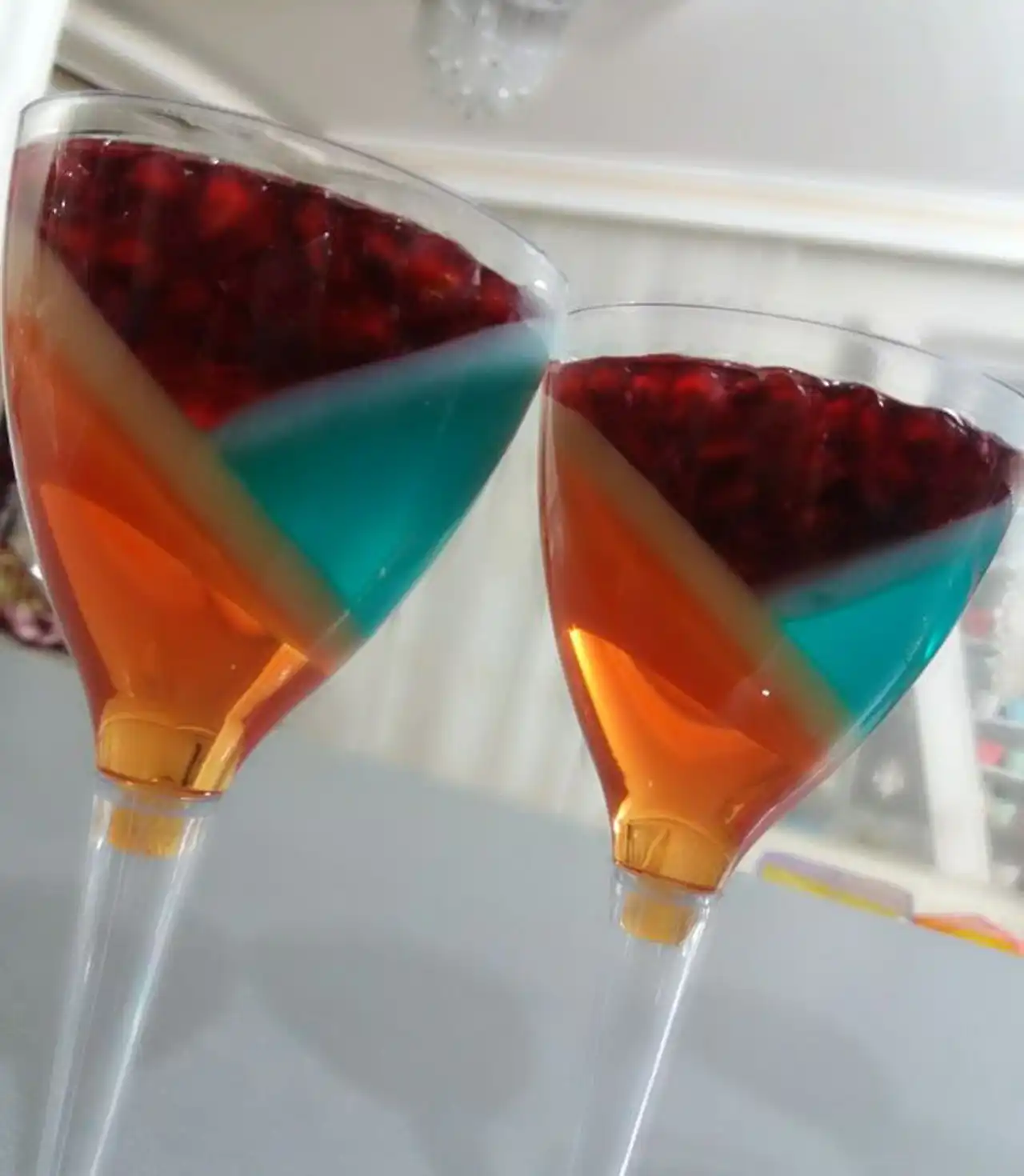 مدل ژله برای یخچال عروس + ژله های قالبی و تزریقی شیک و جذاب برای تزیین یخچال عروس