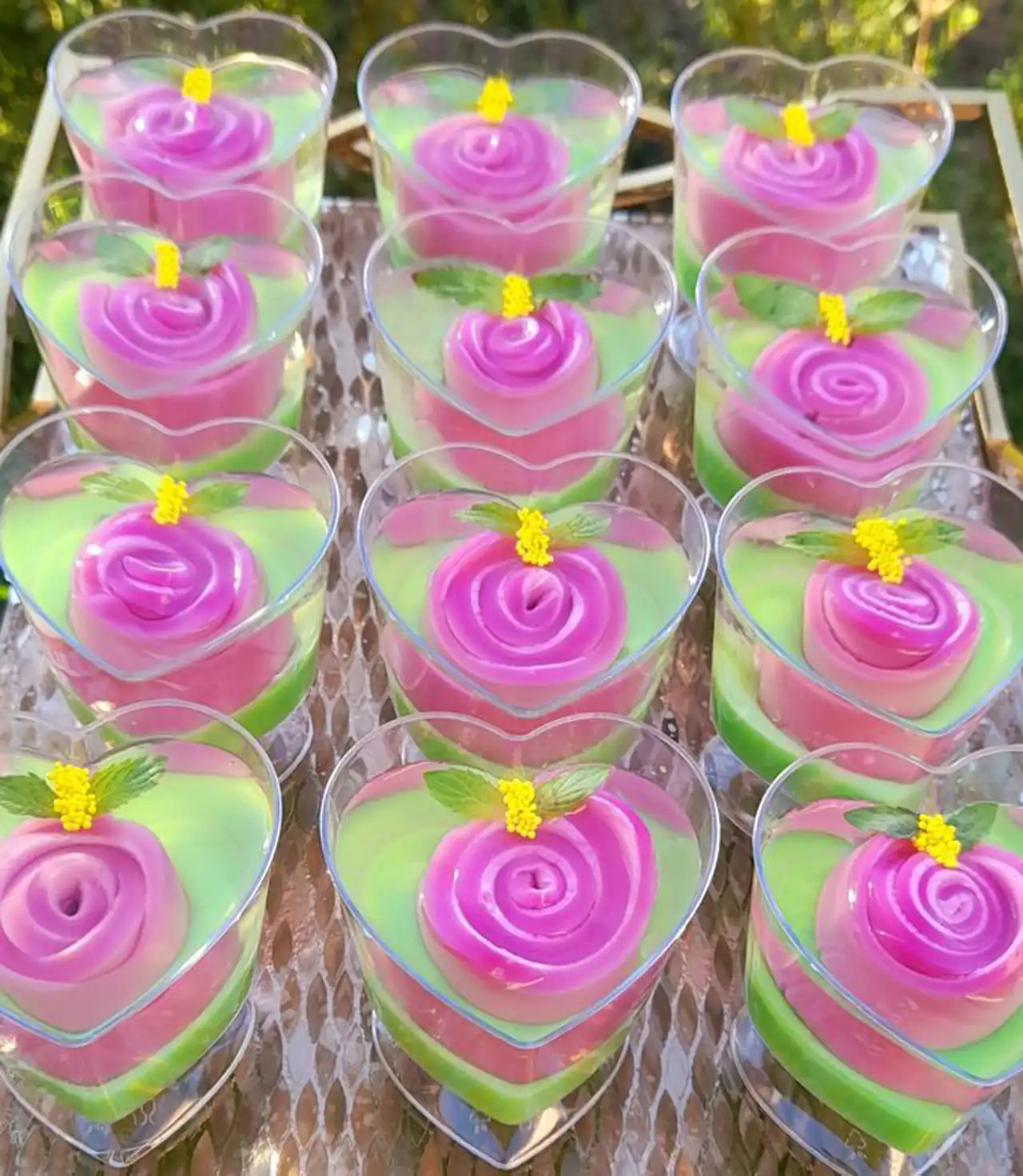 مدل ژله مجلسی با تزیینات زیبا و خلاقانه با میوه های فصل برای کدبانو ها