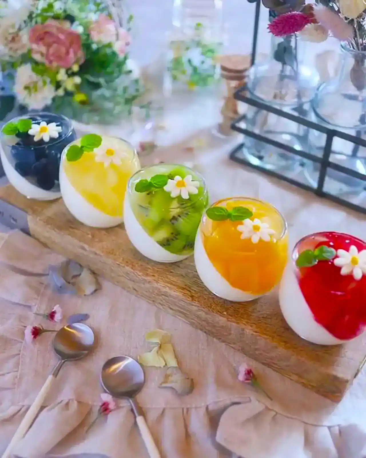 مدل ژله شیک + زیباترین و خوشمزه ترین مدل های ژله بستنی و قالبی برای مهمانی های خاص