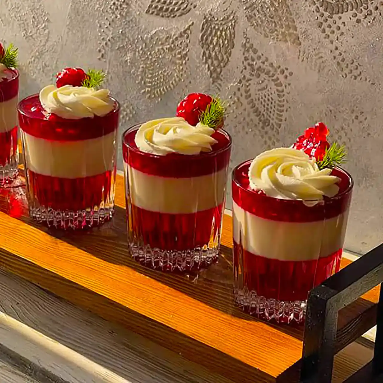 مدل ژله تک نفره ساده و چند رنگ با مدل های خوشمزه برای مهمانی و تولد