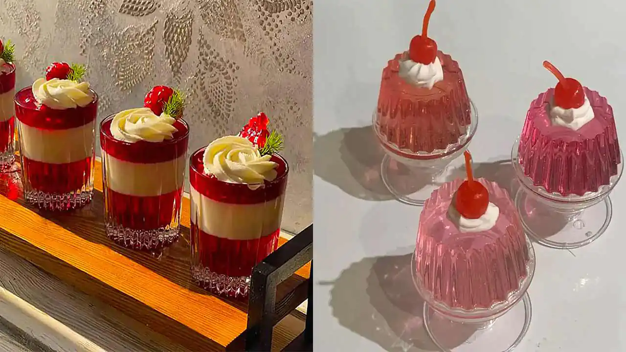 مدل ژله تک نفره ساده و چند رنگ با مدل های خوشمزه برای مهمانی و تولد