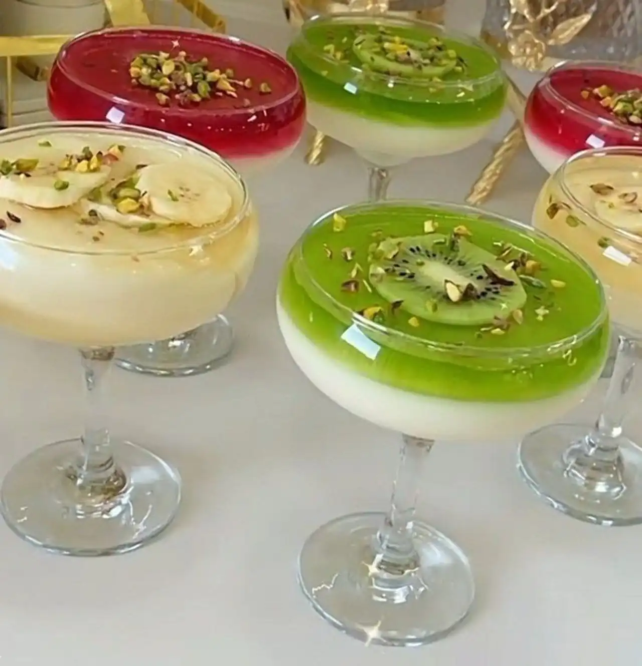 مدل ژله تک نفره ساده و چند رنگ با مدل های خوشمزه برای مهمانی و تولد