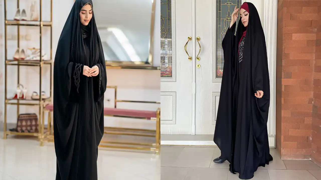 مدل چادر بحرینی + داشتن استایل شیک و محجبه با پوشیدن چادر بحرینی