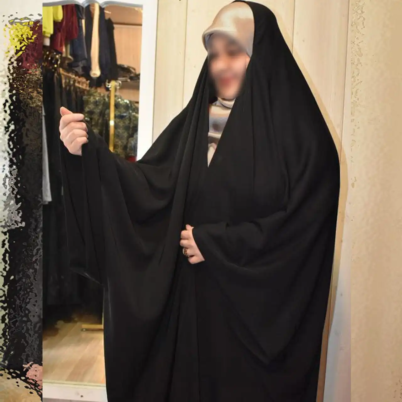 مدل چادر بحرینی + داشتن استایل شیک و محجبه با پوشیدن چادر بحرینی