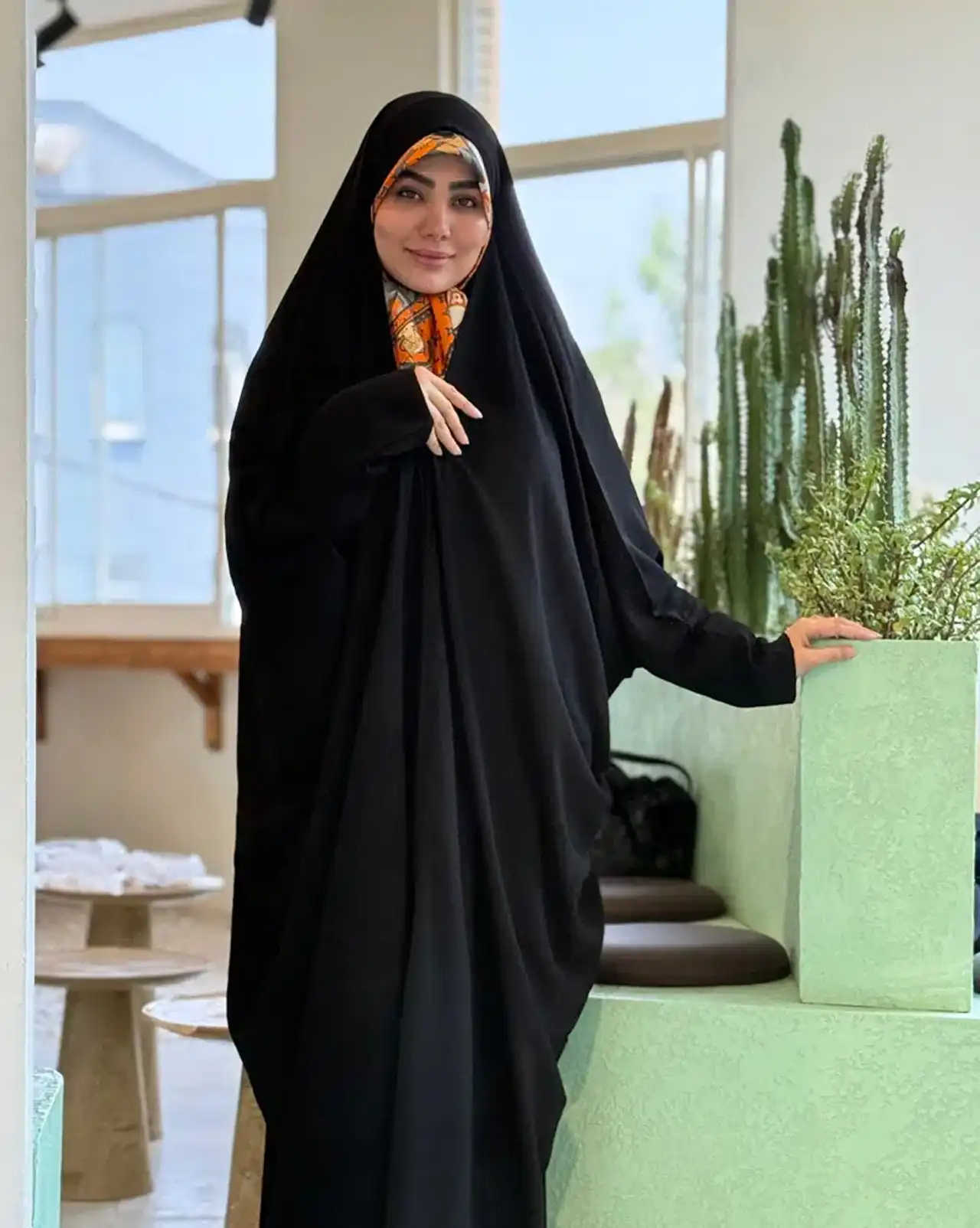 مدل چادر بحرینی + داشتن استایل شیک و محجبه با پوشیدن چادر بحرینی
