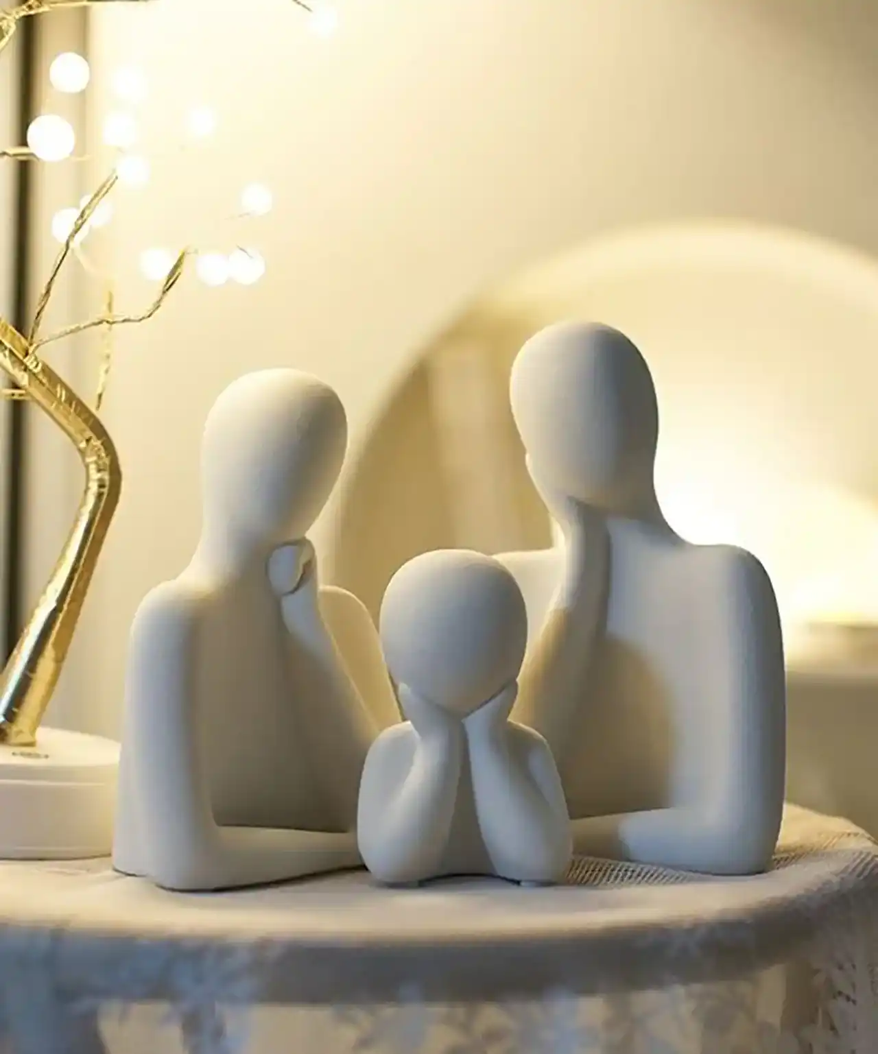 مجسمه تزیینی برای میز تلویزیون + مدل های جدید و لوکس مجسمه شیک مدرن مناسب برای میز تلویزیون