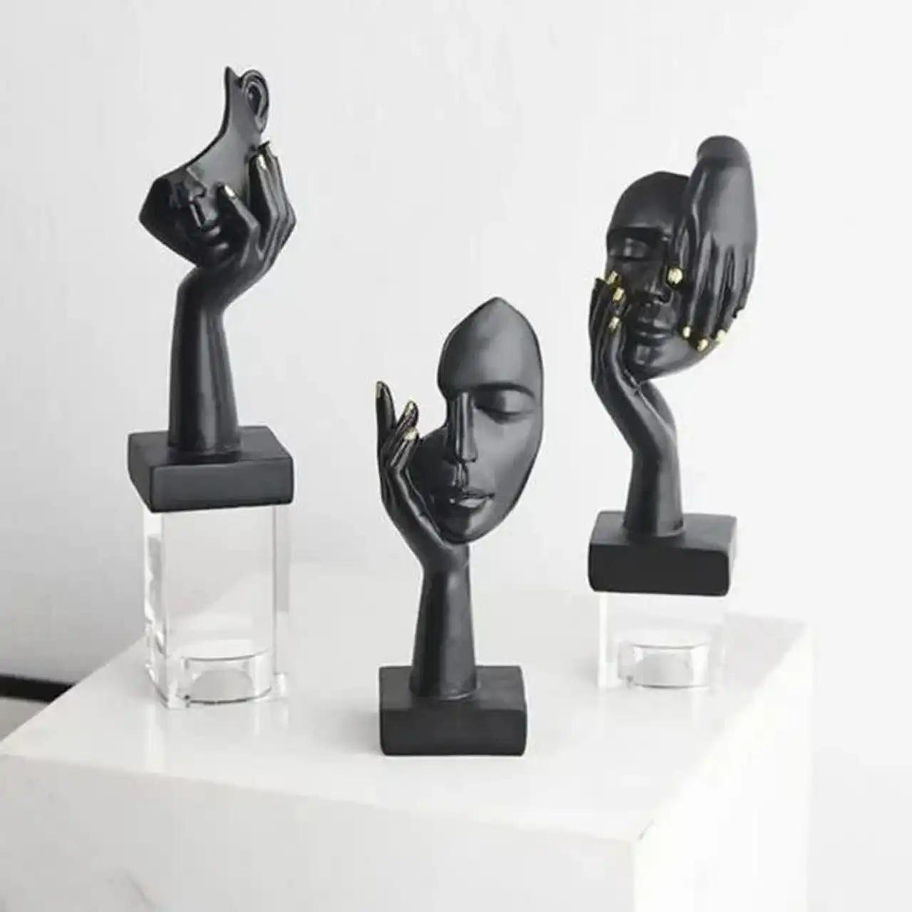 مجسمه تزیینی برای میز تلویزیون + مدل های جدید و لوکس مجسمه شیک مدرن مناسب برای میز تلویزیون