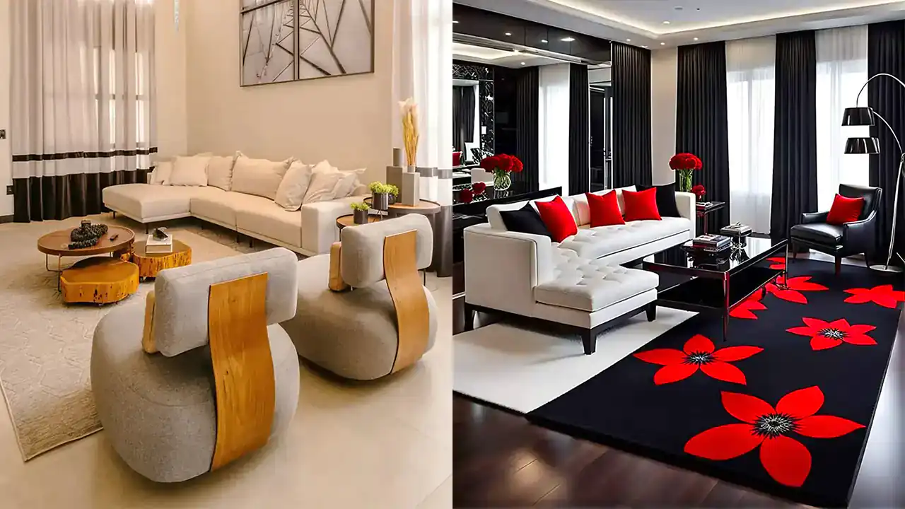 دیزاین پذیرایی مستطیل + زیباترین مدل های دیزاین پذیرایی مستطیل بسیار شیک