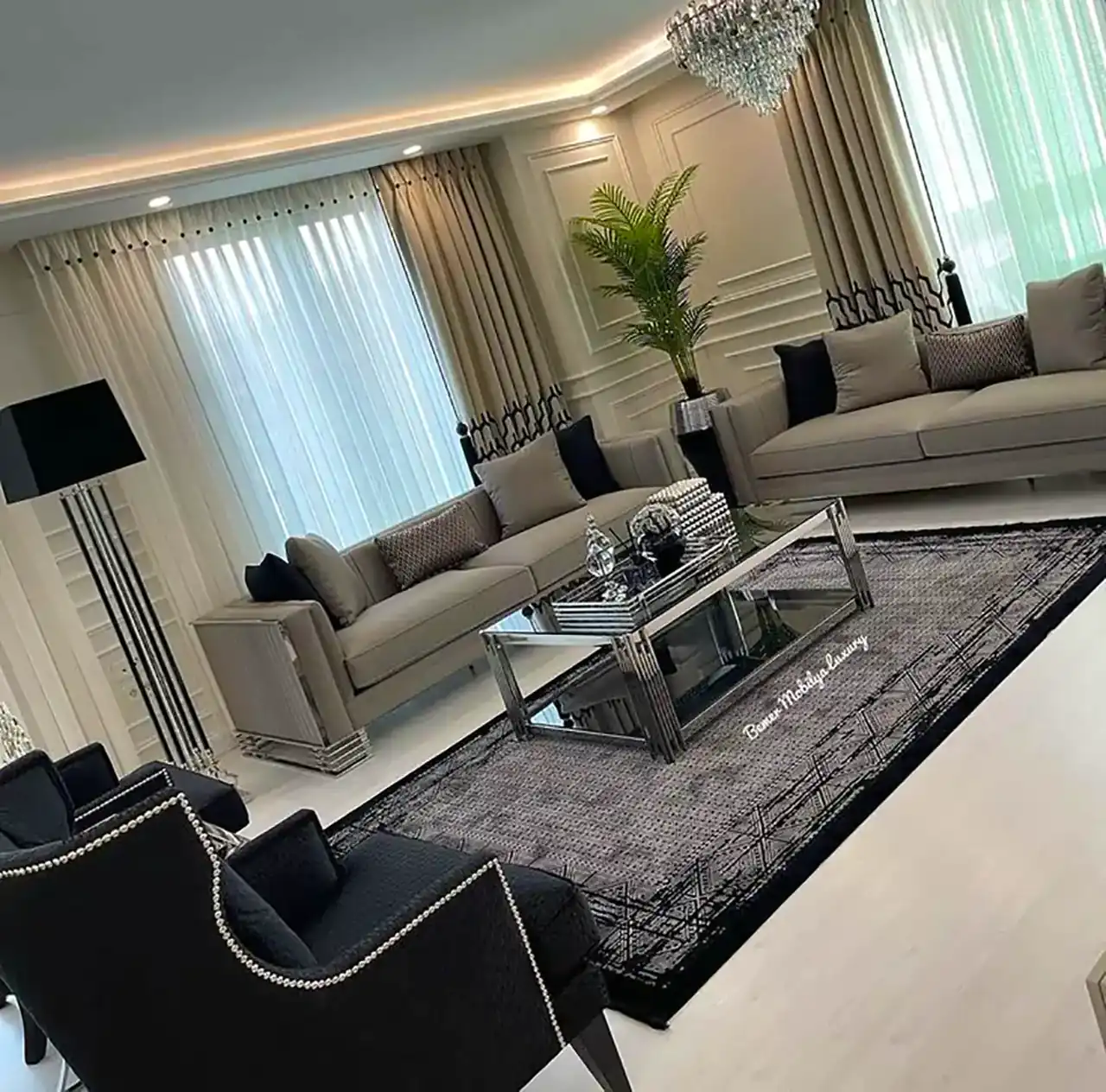 دیزاین پذیرایی مستطیل + زیباترین مدل های دیزاین پذیرایی مستطیل بسیار شیک
