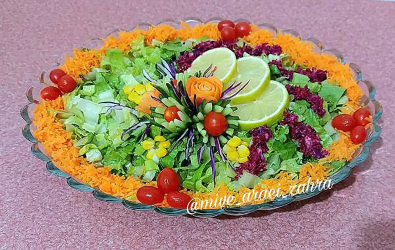 مدل سالاد کاهو + زیباترین و شیک ترین مدل های سالاد کاهو ترند امسال
