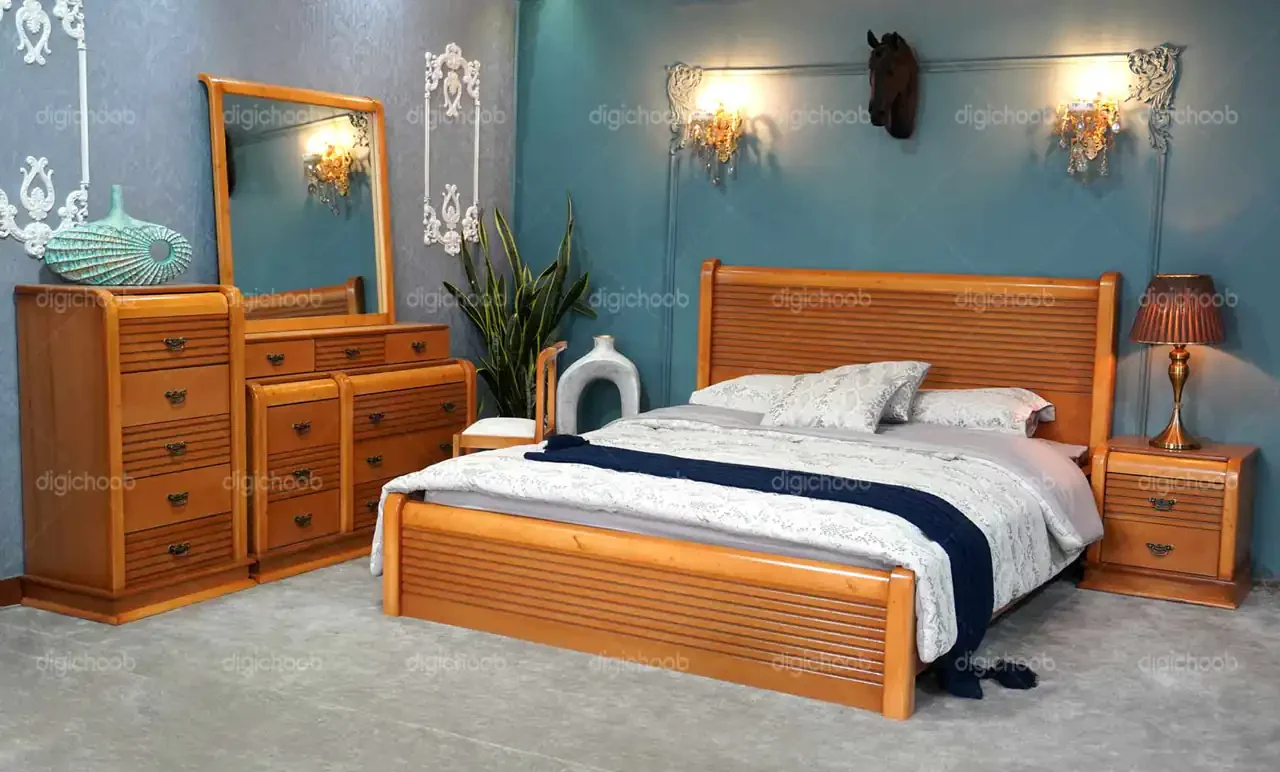 مدل سرویس خواب با چوب + زیباترین مدل های سرویس خواب با چوب ترند امسال