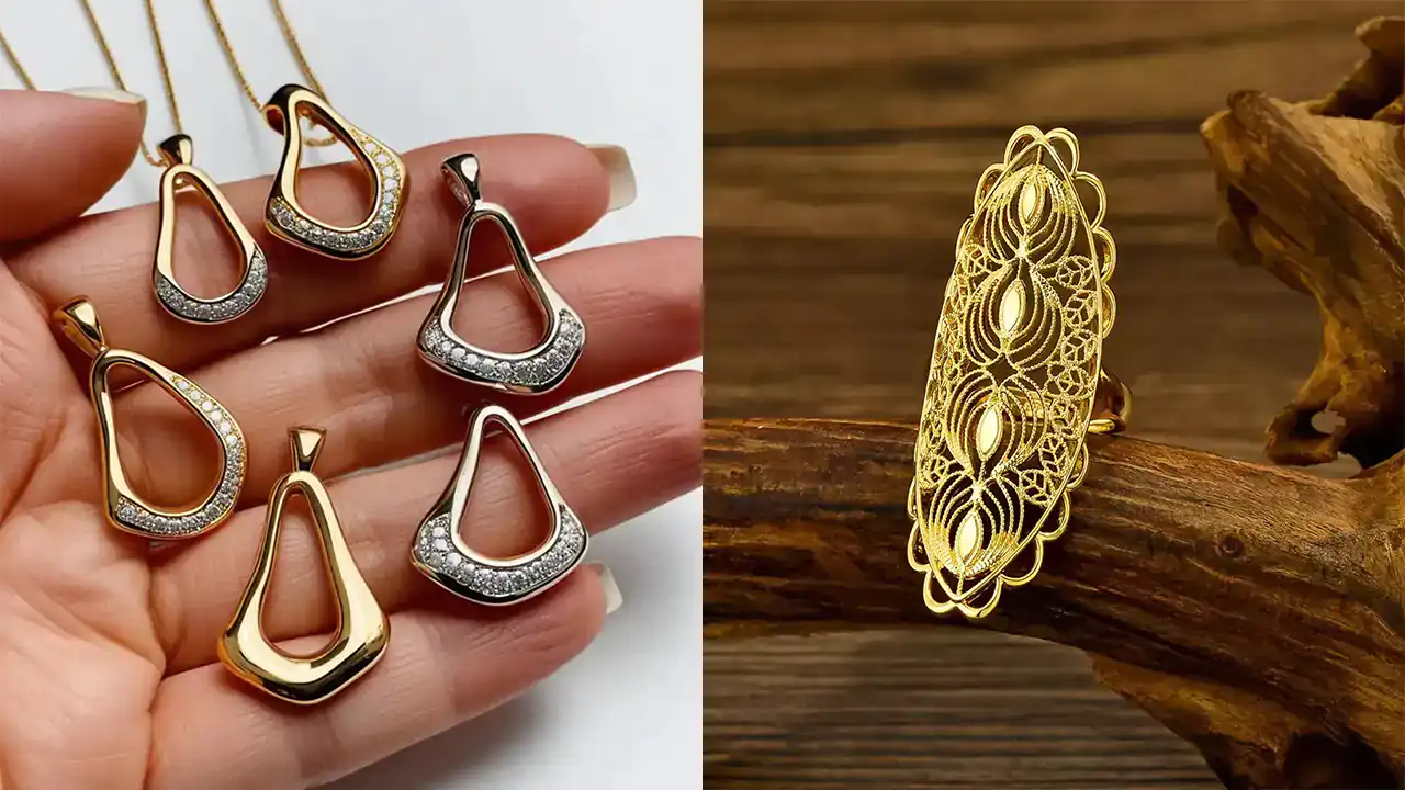 مدل طلاهای جدید + زیباترین مدل طلاهای جدید ترند امسال بسیار شیک