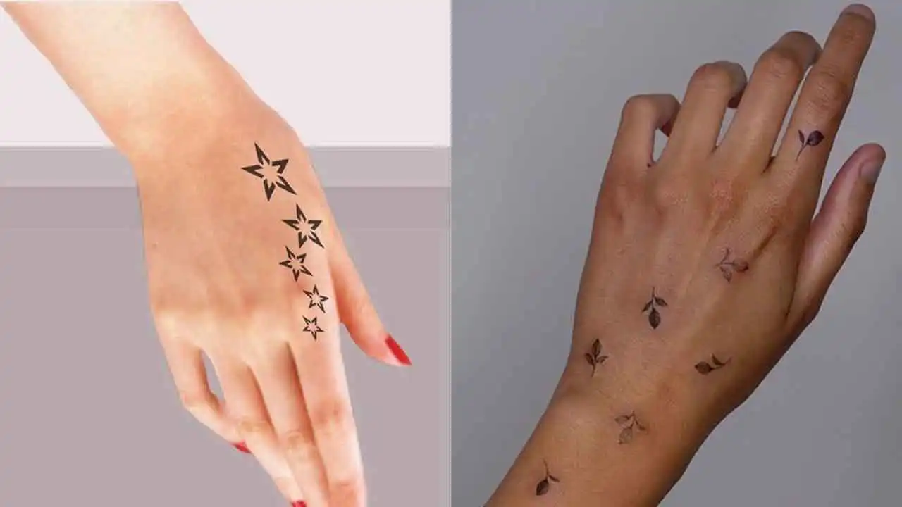 تاتو روی دست ساده + ایده های خفن و ساده برای طراحی تاتو روی دست مردانه و زنانه