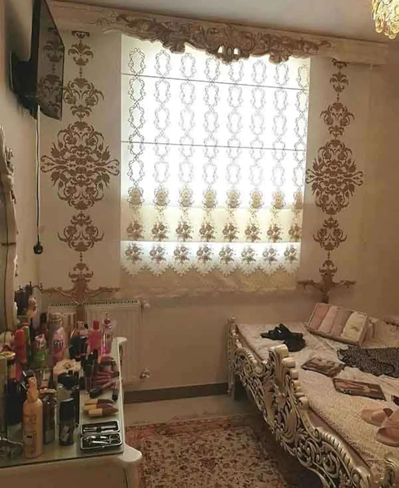 تزیین خانه عروس برای جهاز دیدن + دیزاین های شیک و جدید برای پذیرایی و اتاق