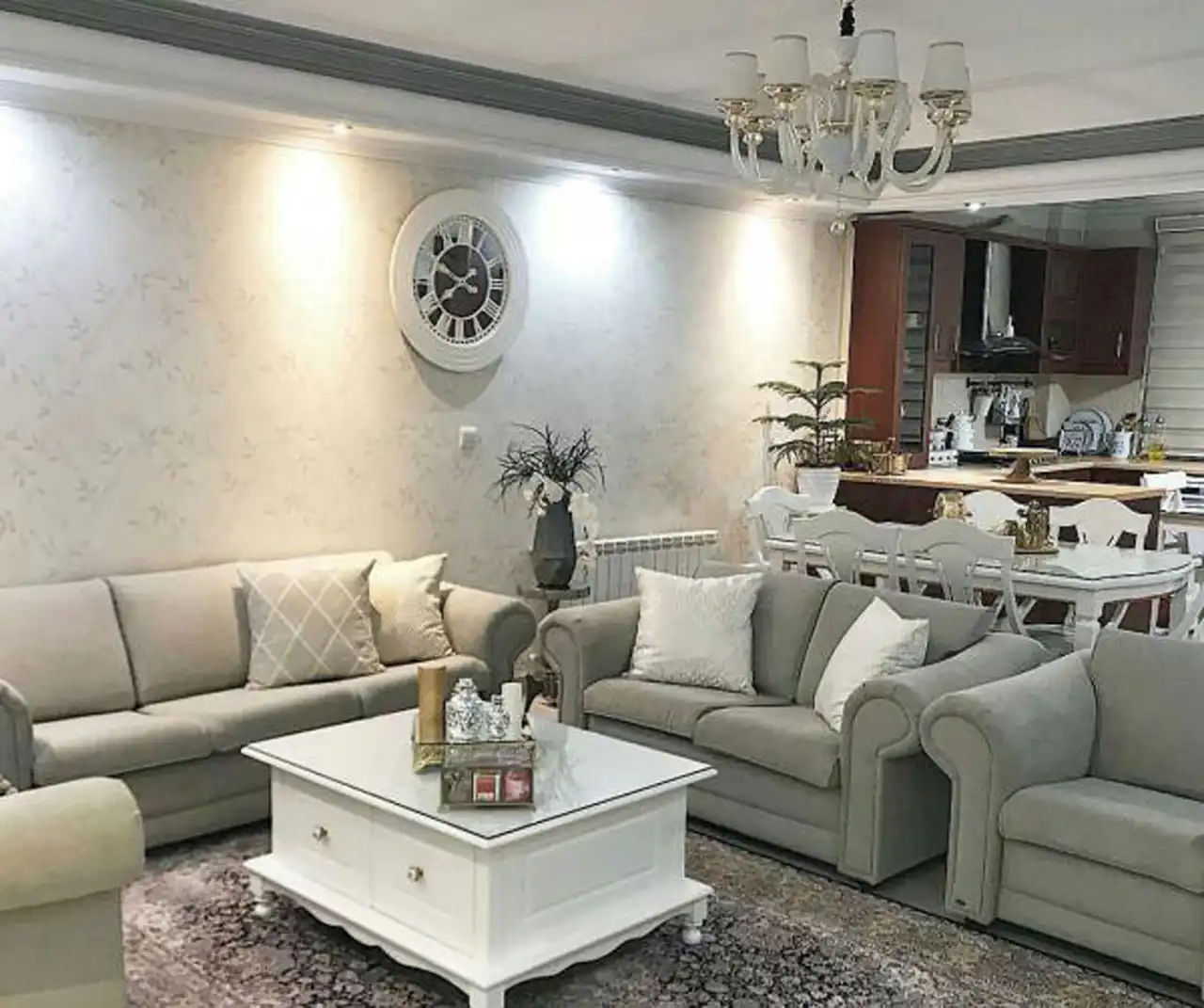 تزیین خانه عروس برای جهاز دیدن + دیزاین های شیک و جدید برای پذیرایی و اتاق