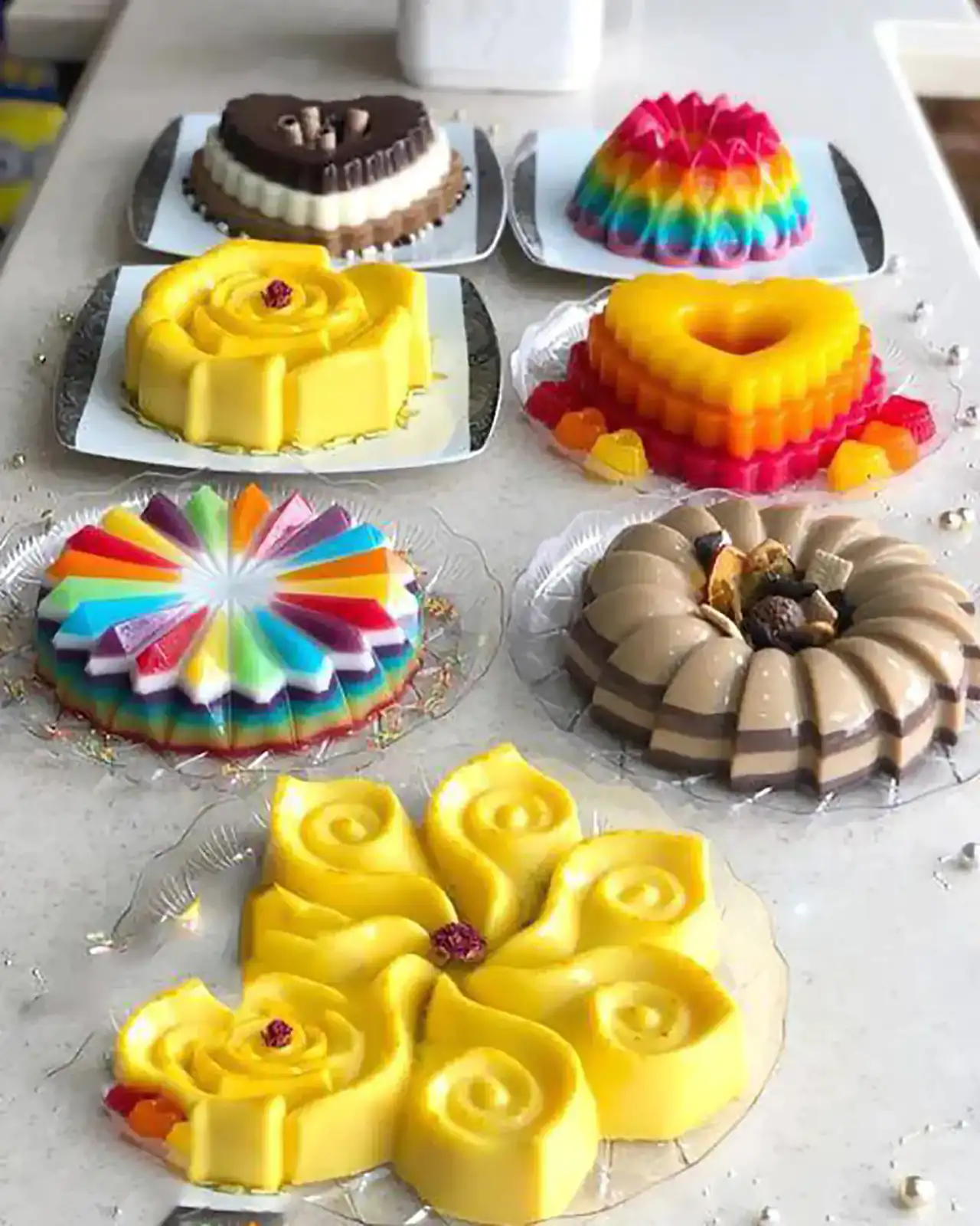 ژله ساده و شیک برای مهمانی + شیک ترین مدل های ژله ساده و شیک برای مهمانی