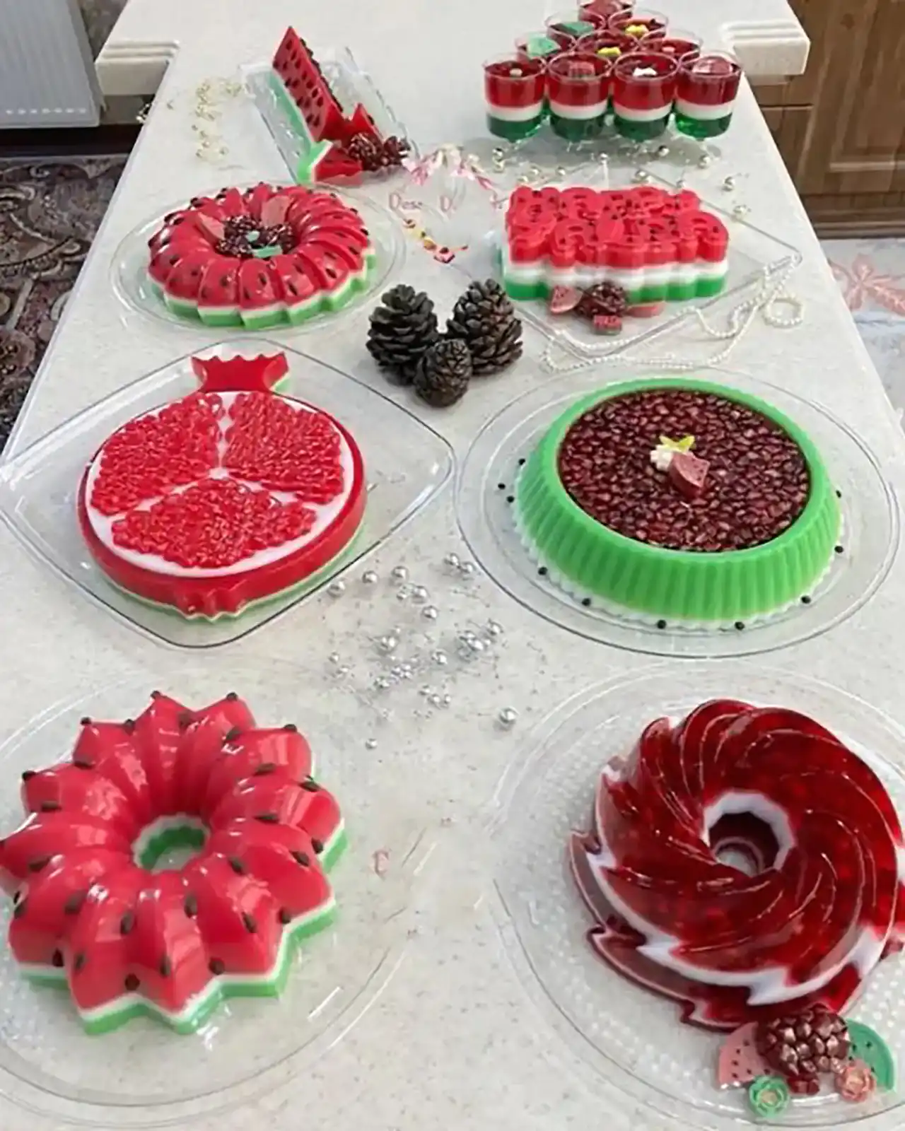مدل ژله شب یلدا + زیباترین و شیک ترین مدل های ژله شب یلدا ترند امسال