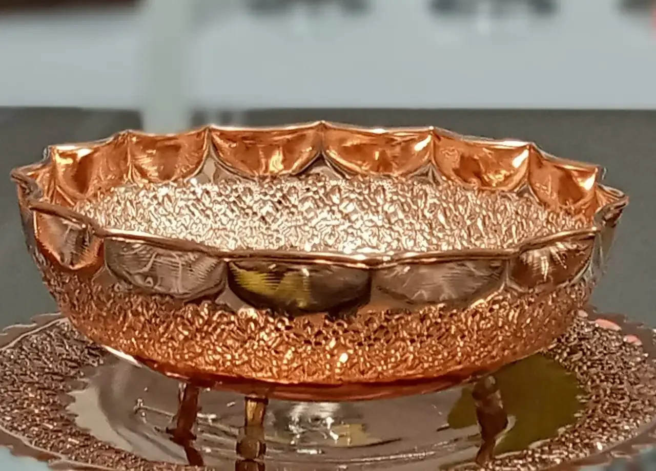 ظروف پذیرایی مسی جدید + مدل های خاص و بسیار شیک ظروف پذیرایی مسی مناسب برای آجیل و میوه خوری