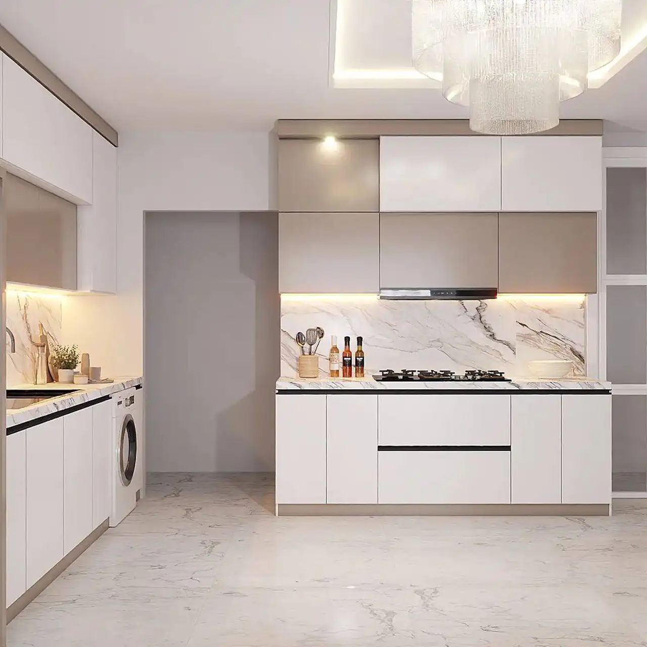 مدل کابینت برای آشپزخانه کوچک + زیباترین مدل های کابینت برای آشپزخانه کوچک